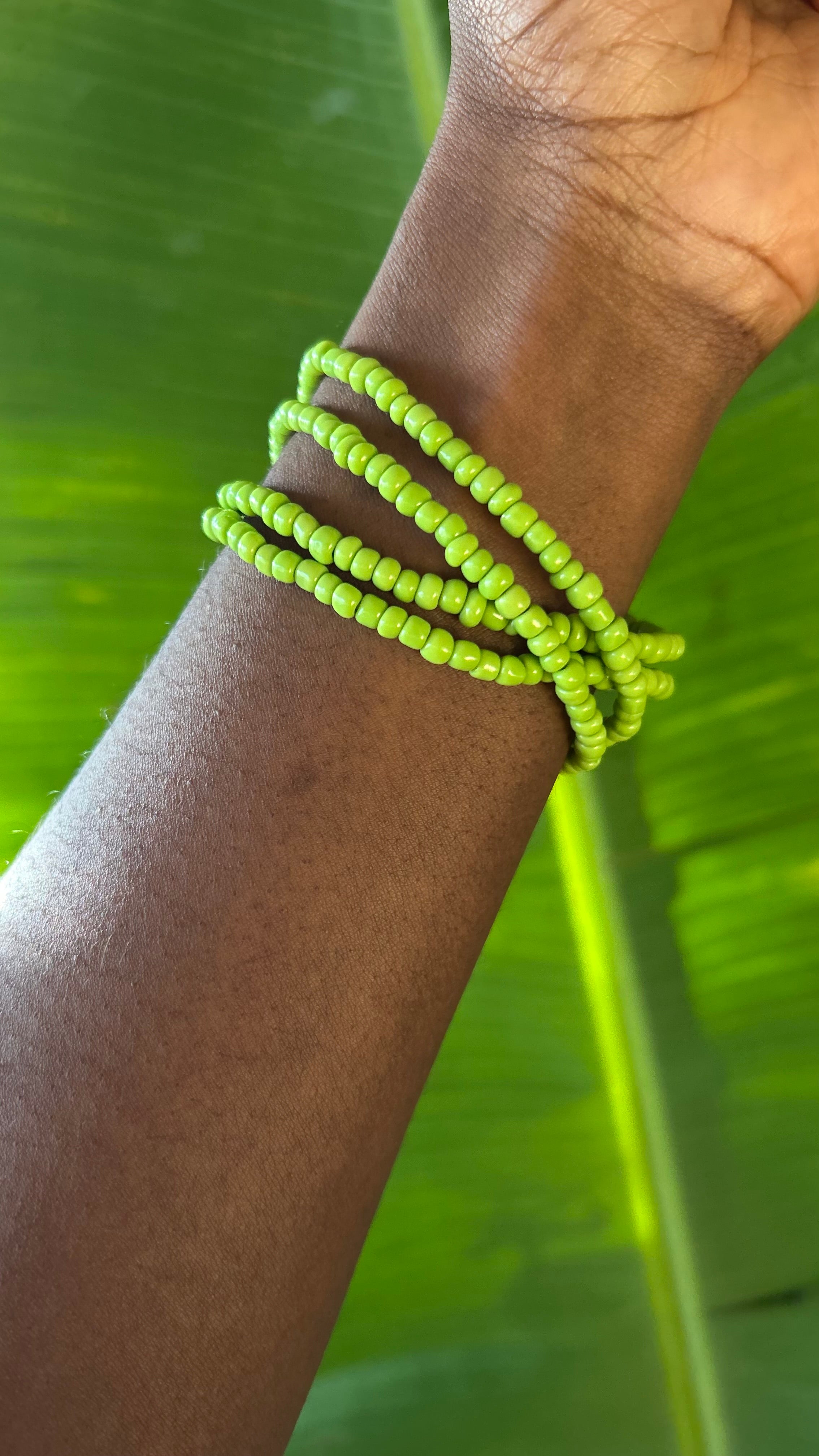 Mother of pearl floral fairy beaded bracelet