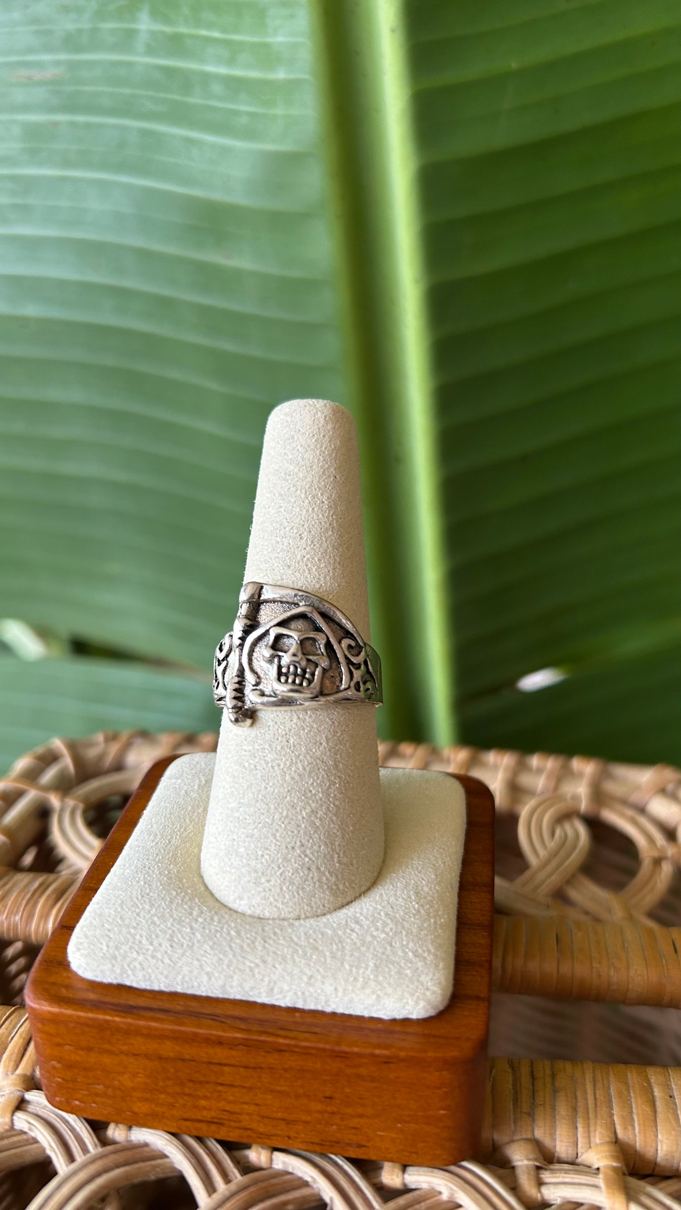 Pirate silver ring