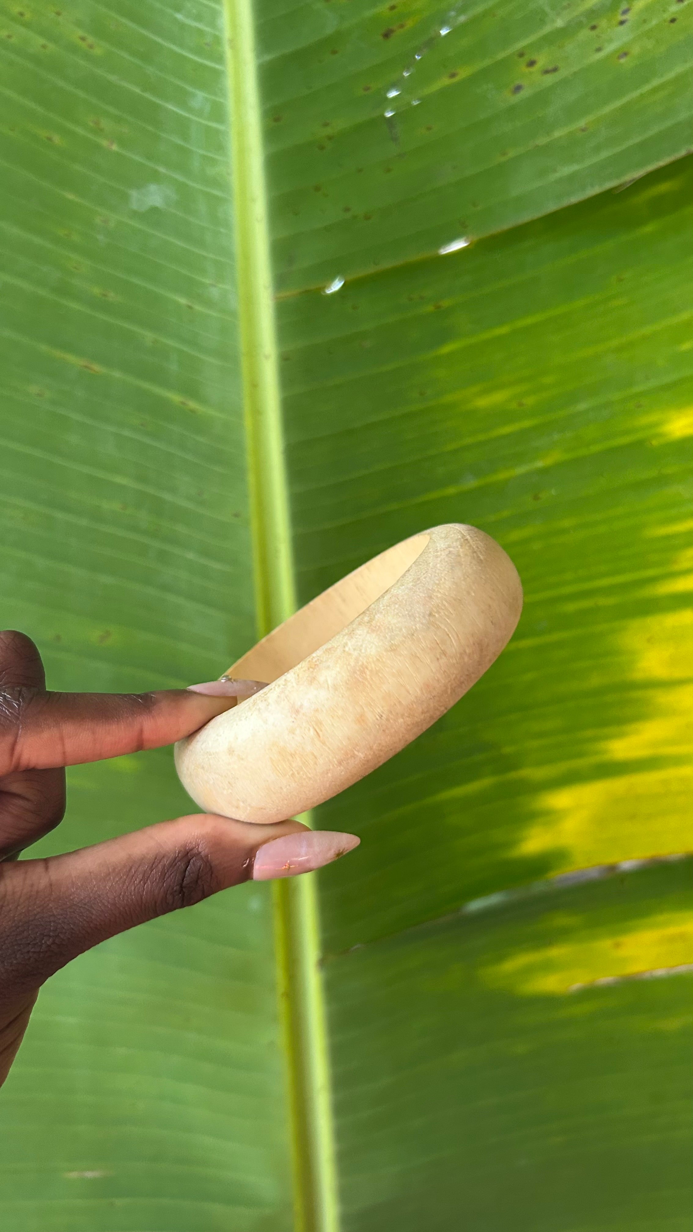 Golden Sand Wood Bangle