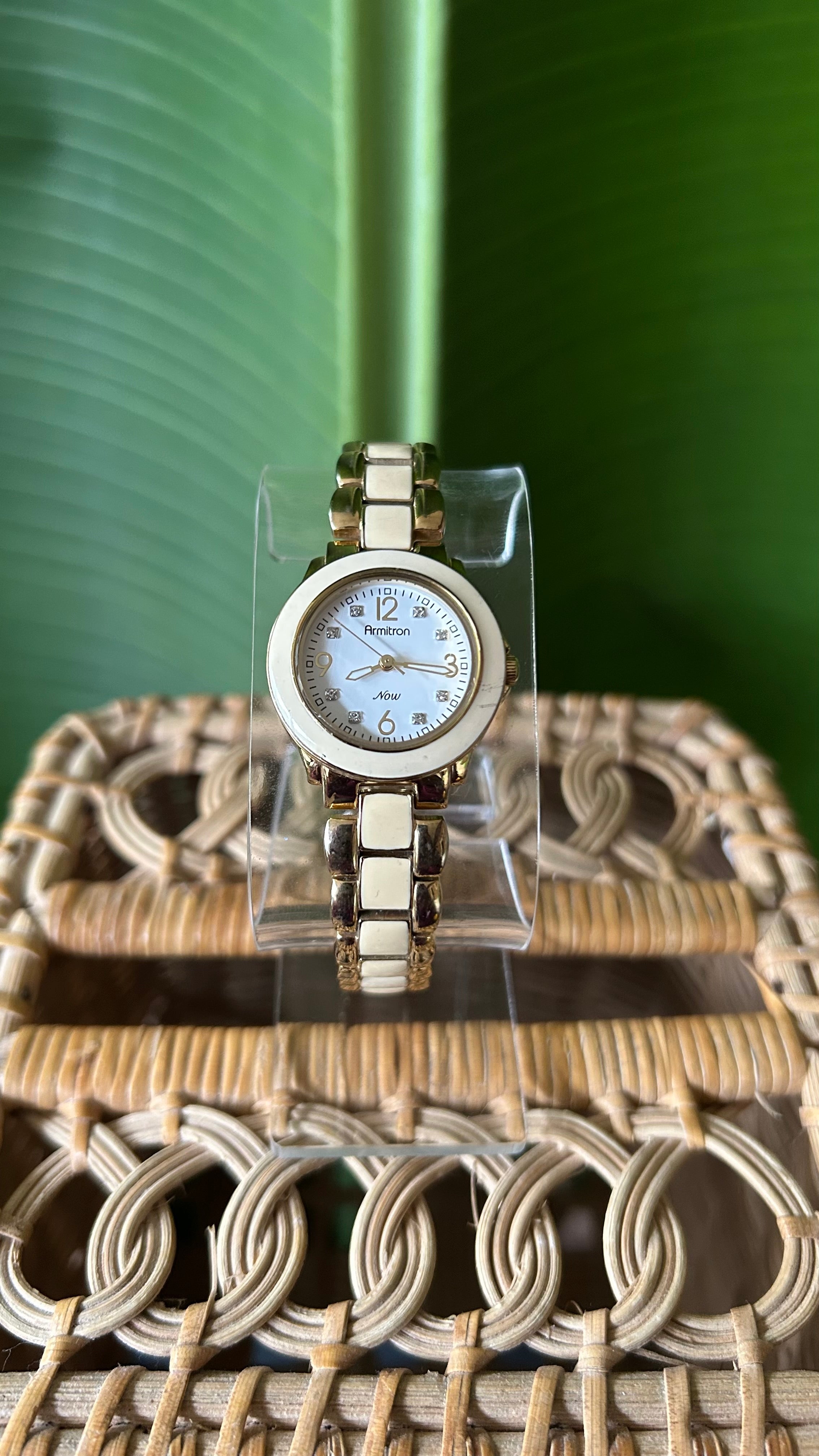 Vintage Armitron Now gold tone Watch