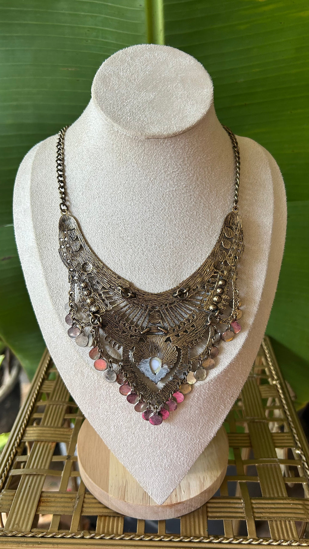 Bohemian Statement dangle Necklace