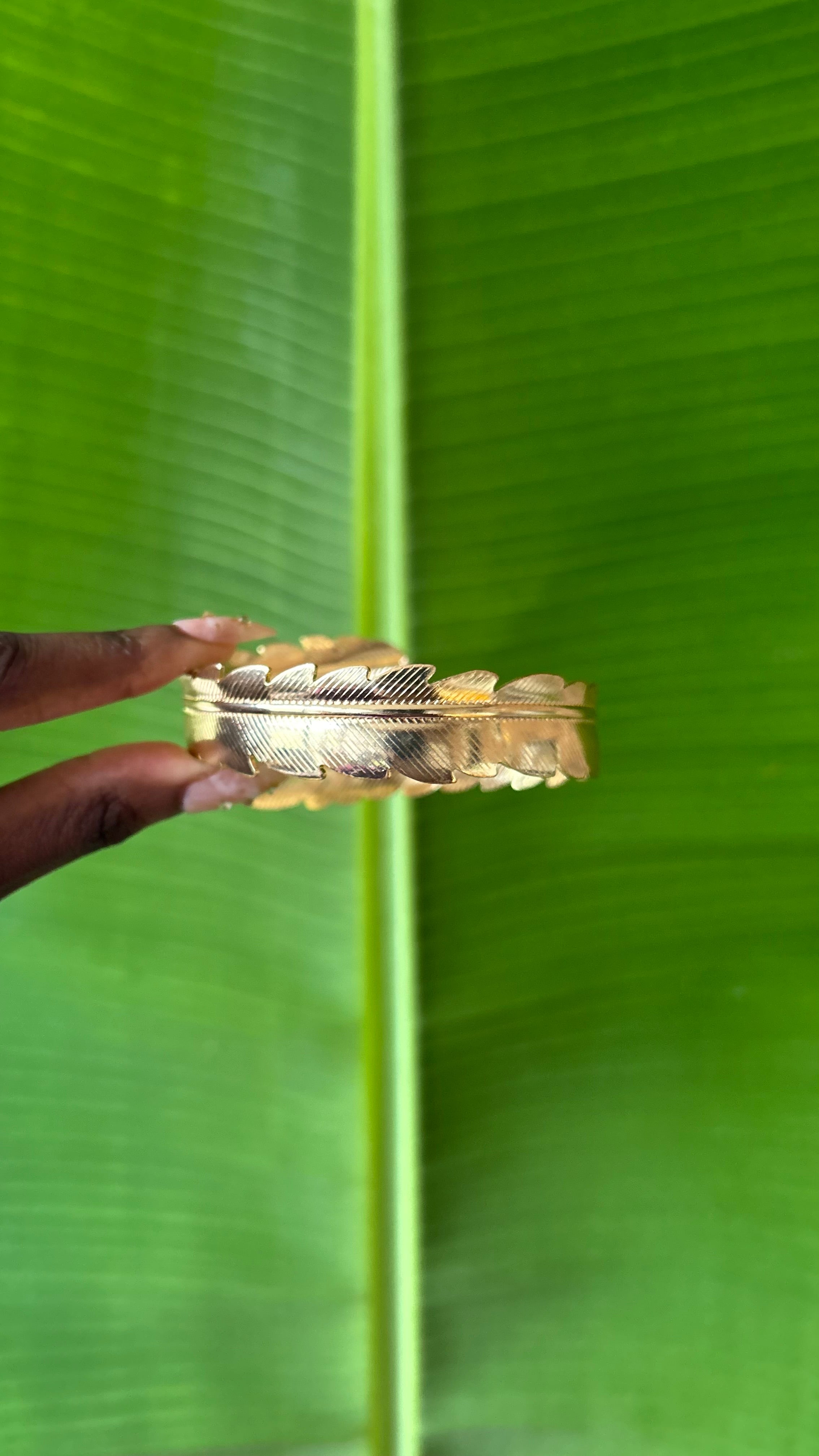 Gold Leaf Arm cuff