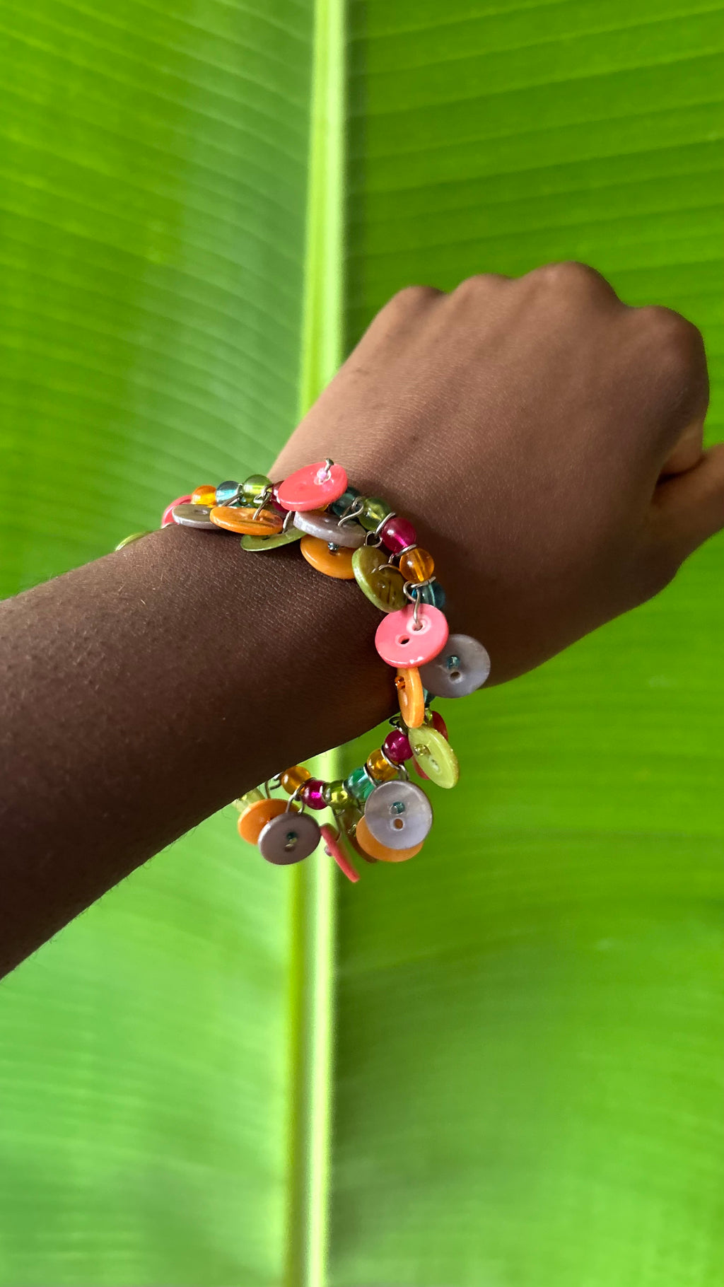Colorful Buttoned bracelet