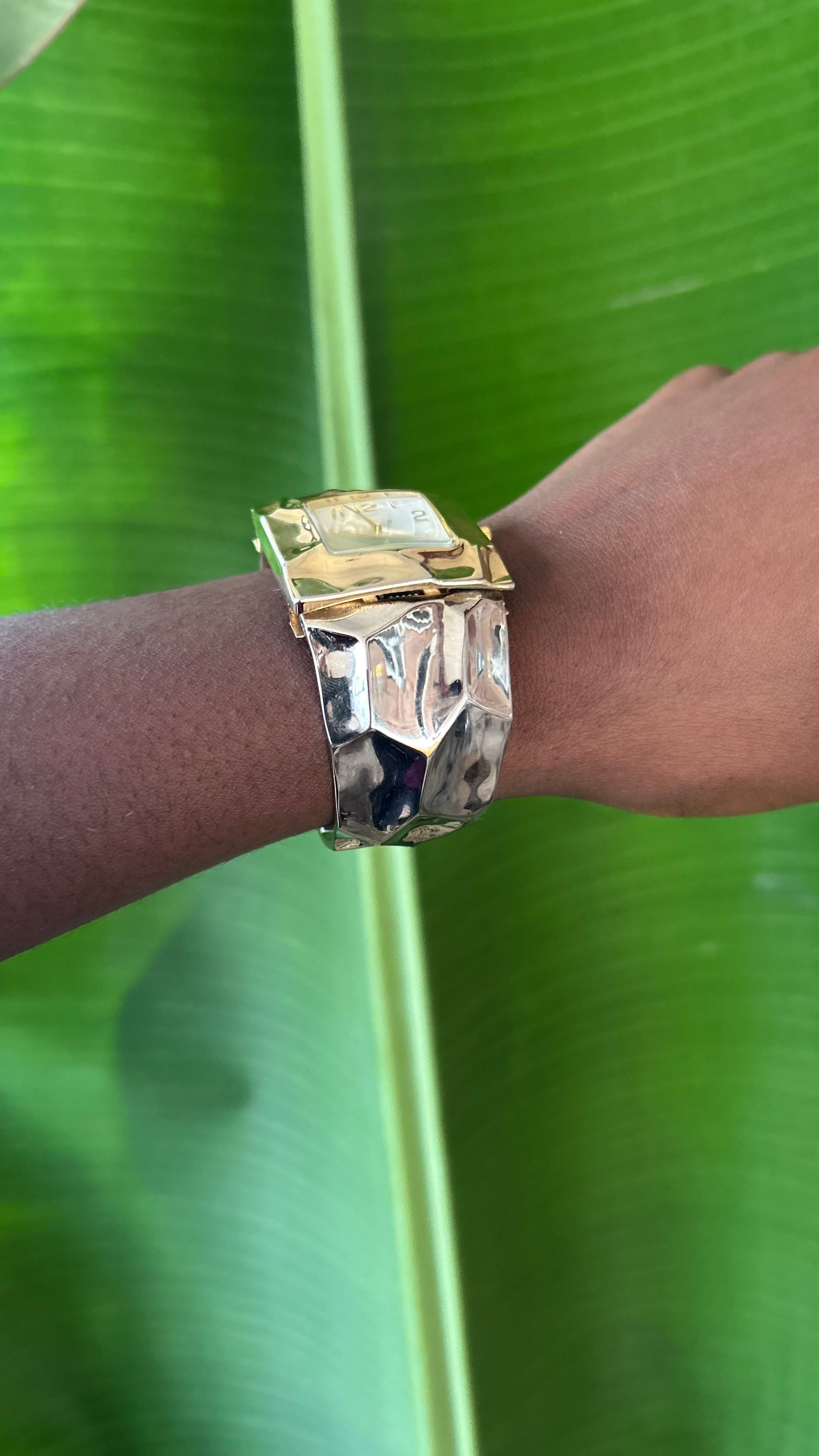 Silver & Gold two toned watch