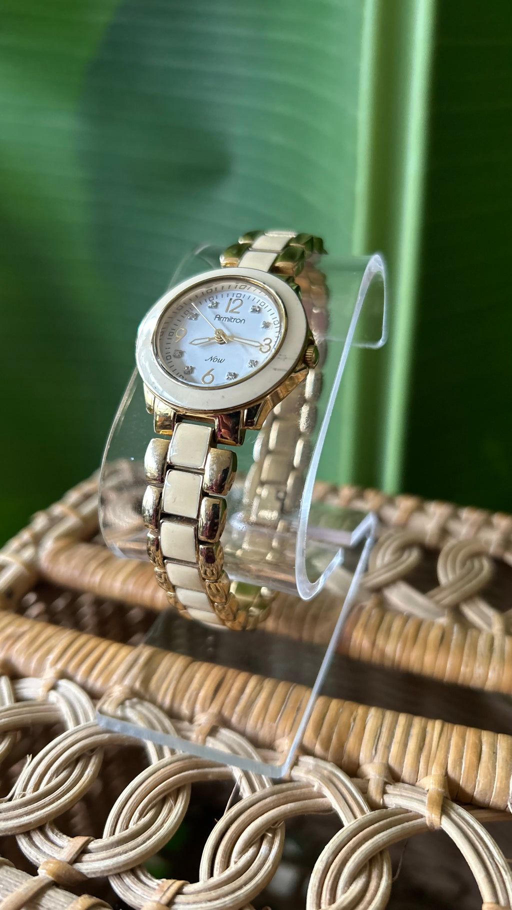 Vintage Armitron Now gold tone Watch
