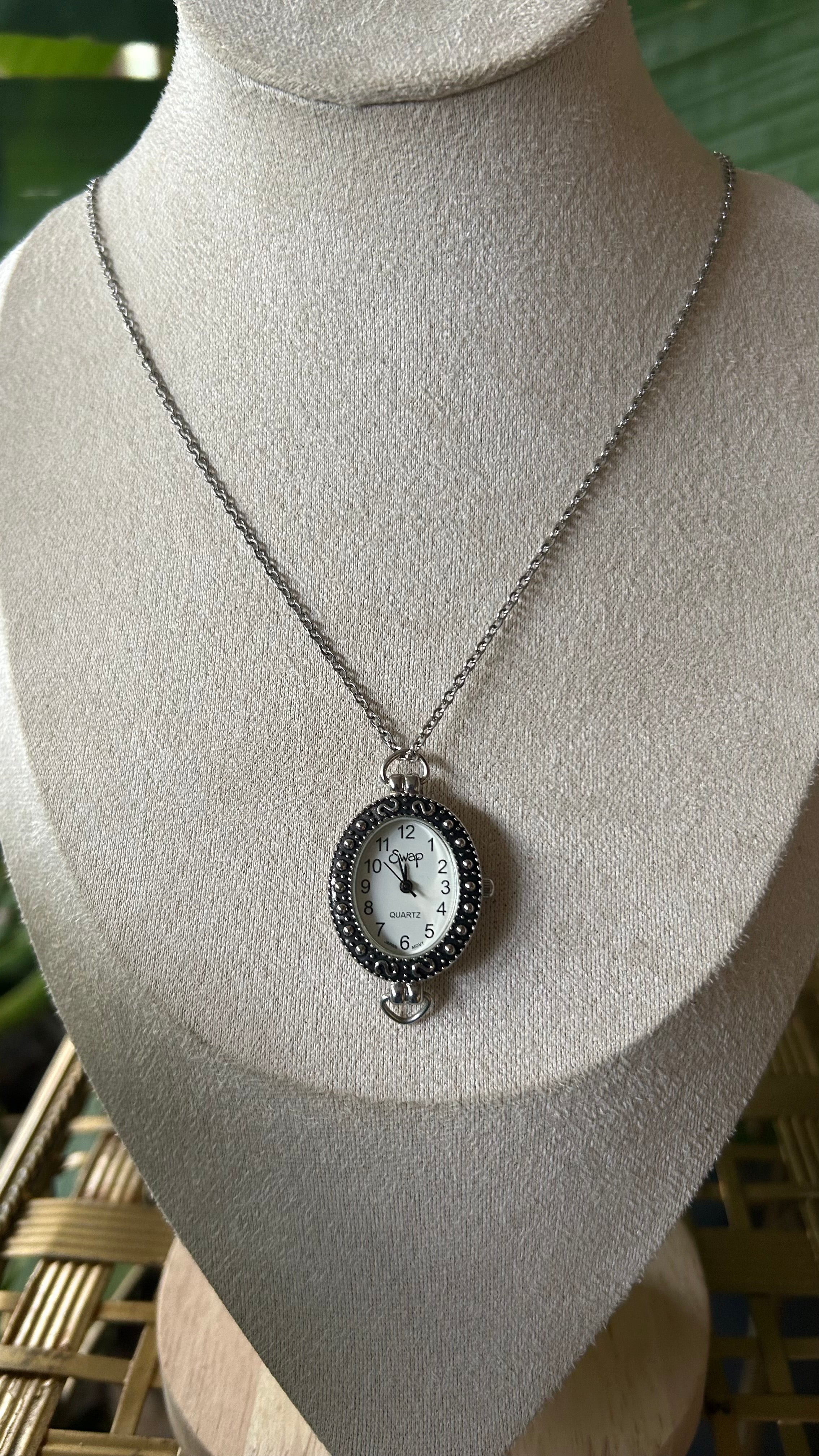 Everyday Timepiece Pendant Necklace