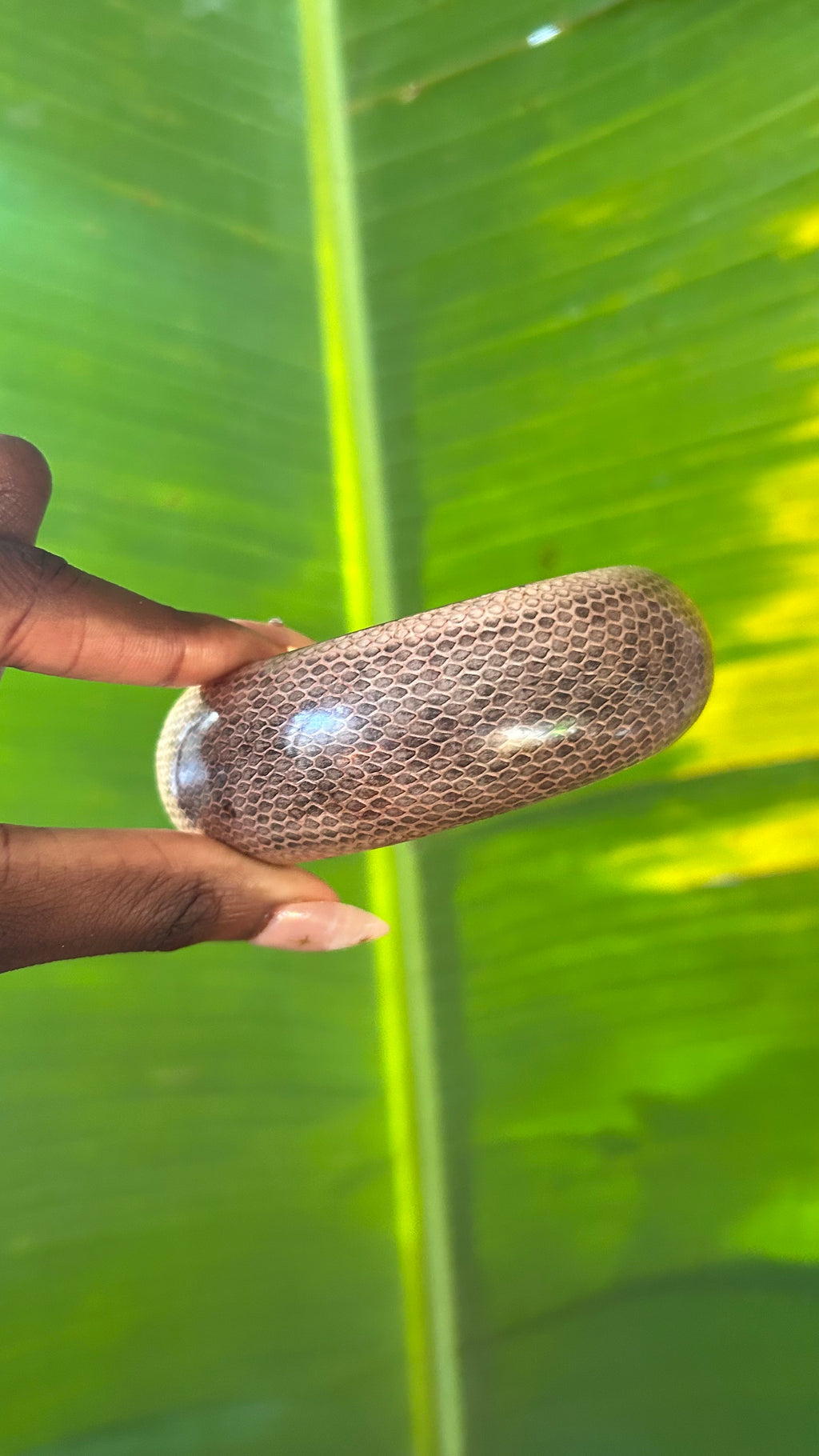 Vintage Snake skin bangle