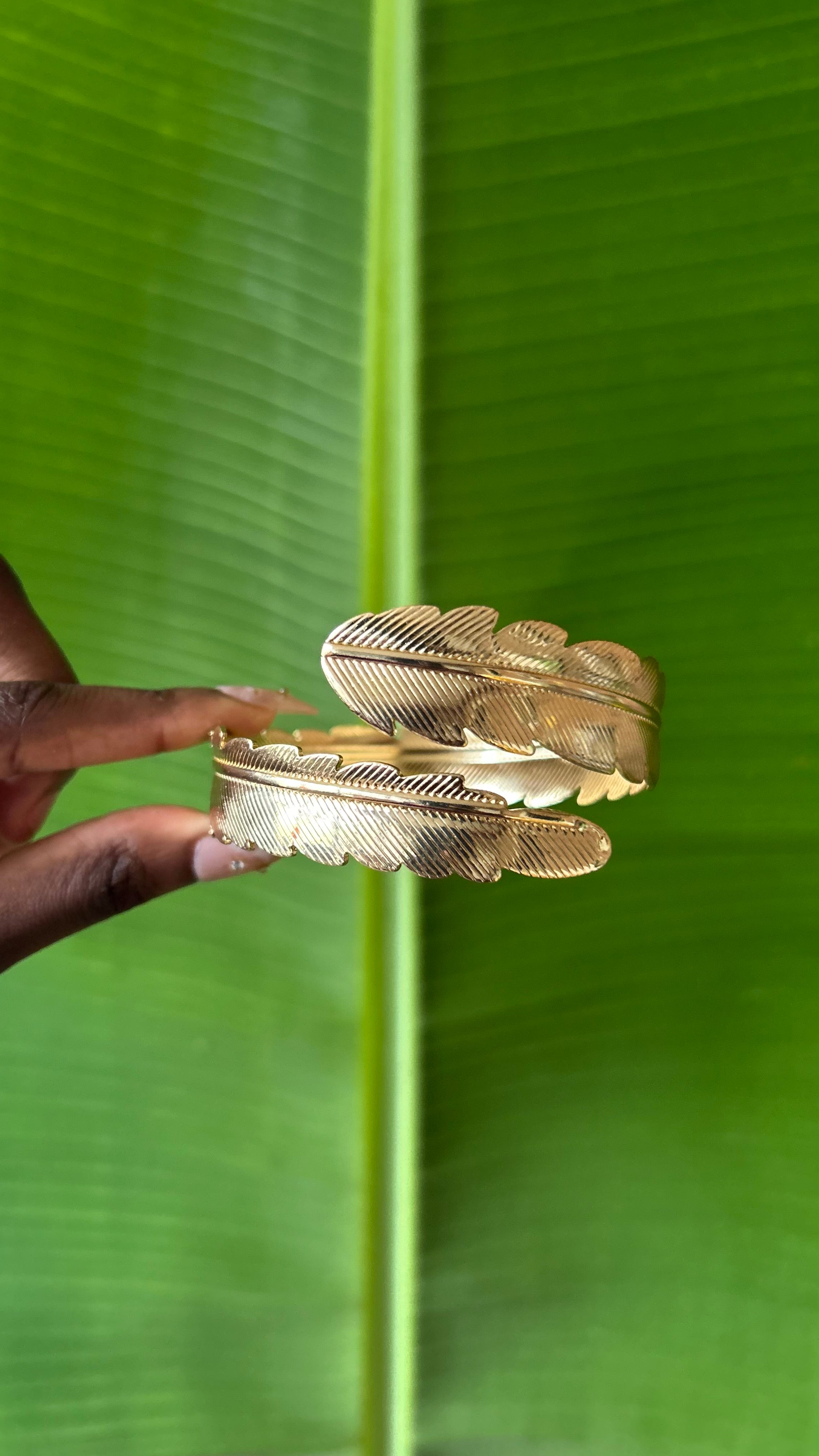 Gold Leaf Arm cuff