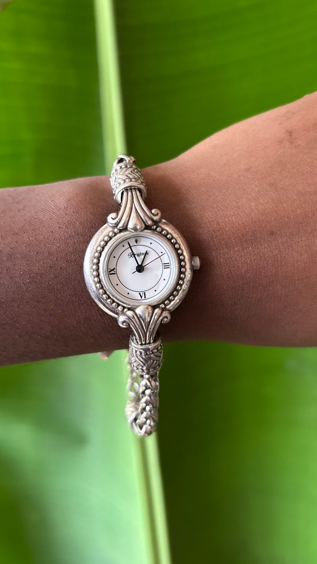 Brighton Calgary Women's Analog Watch Silver