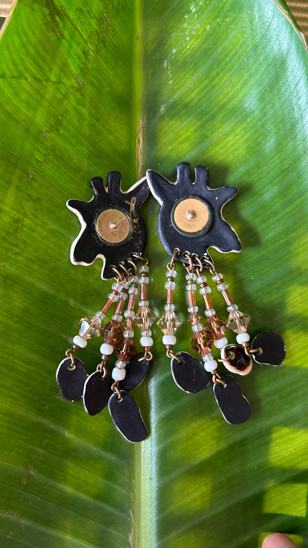 Giraffe Charm Dangle Earrings