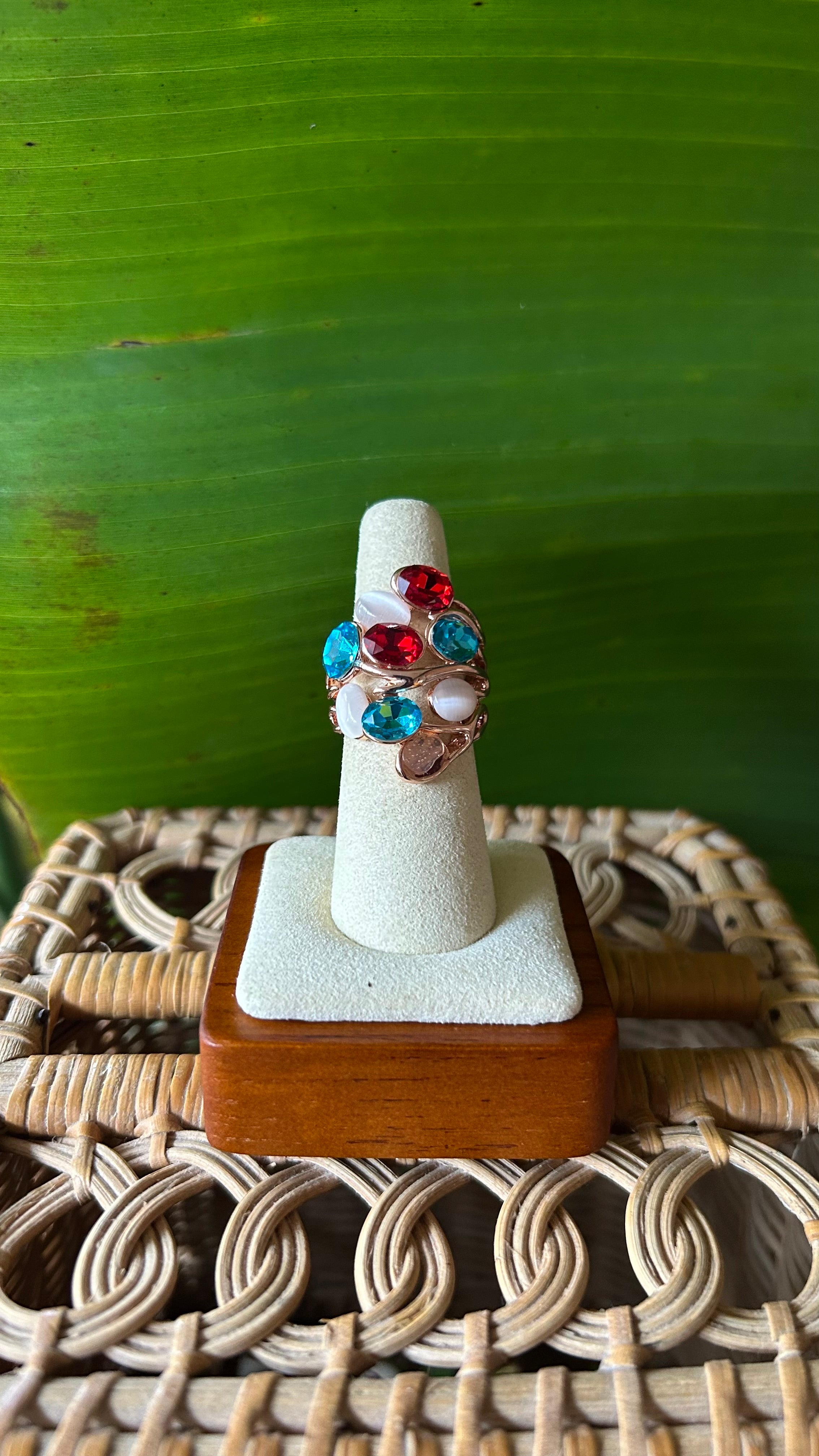 Multigem Embrace Ring