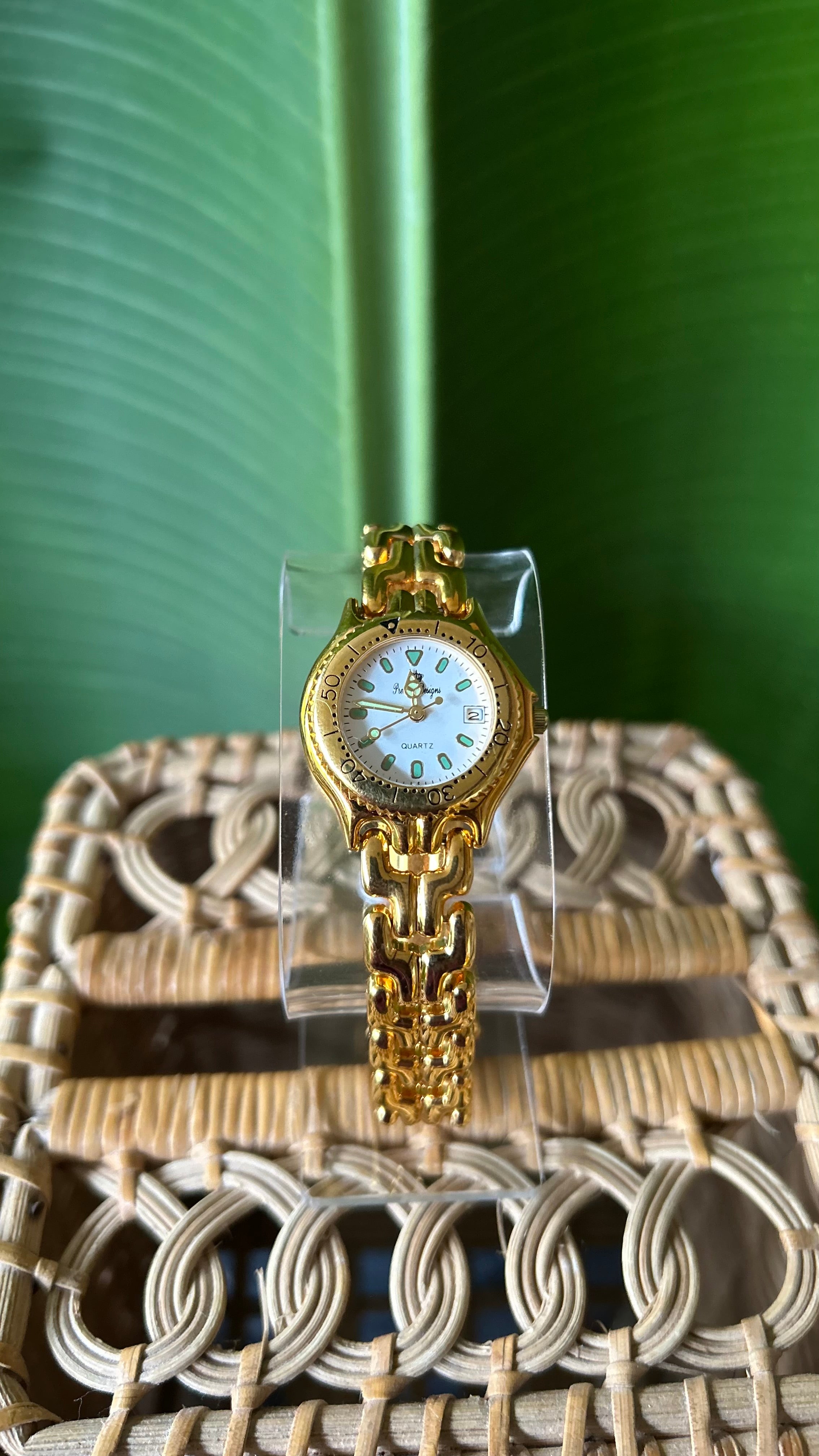 Premiere Designs gold watch