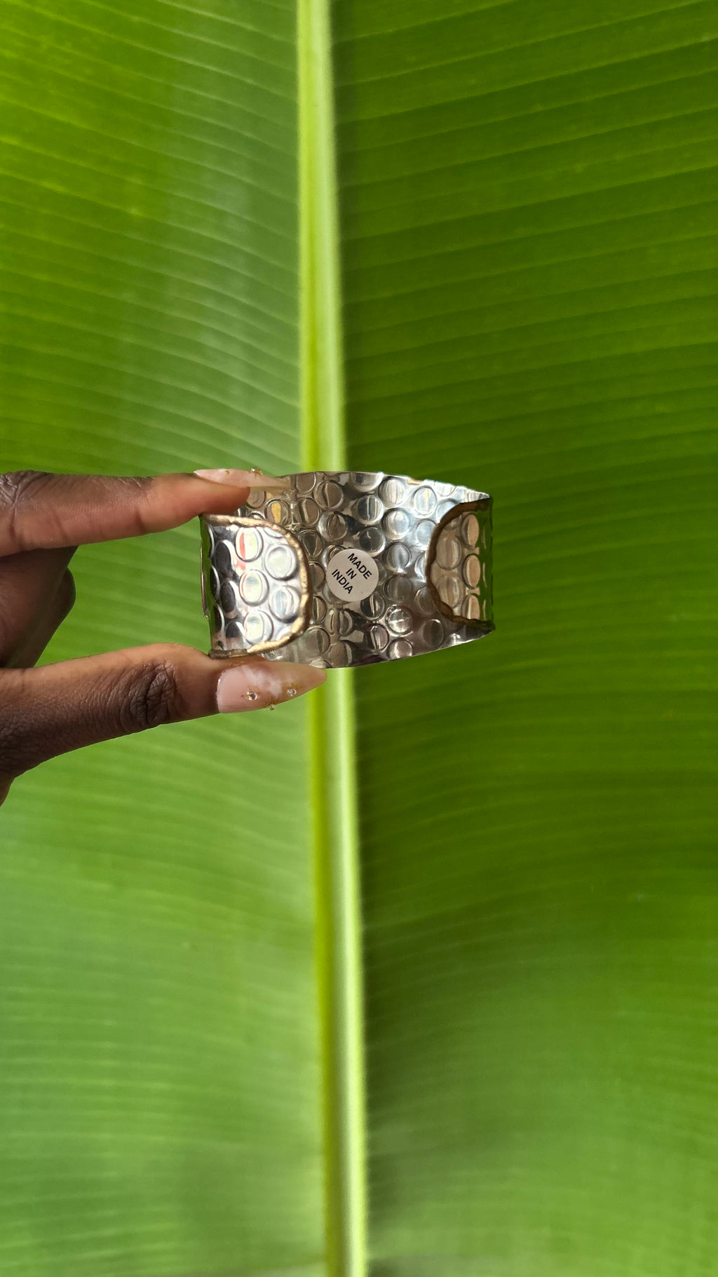 Copper spiral adjustable cuff