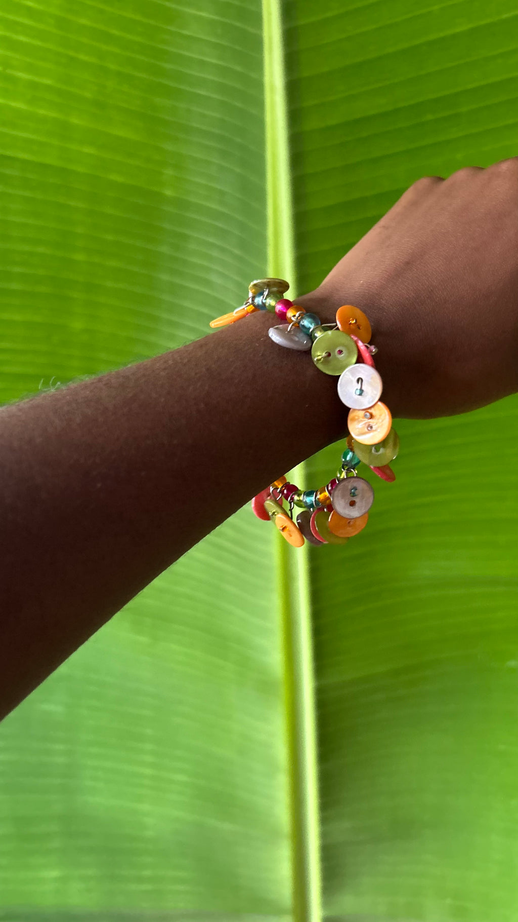 Colorful Buttoned bracelet