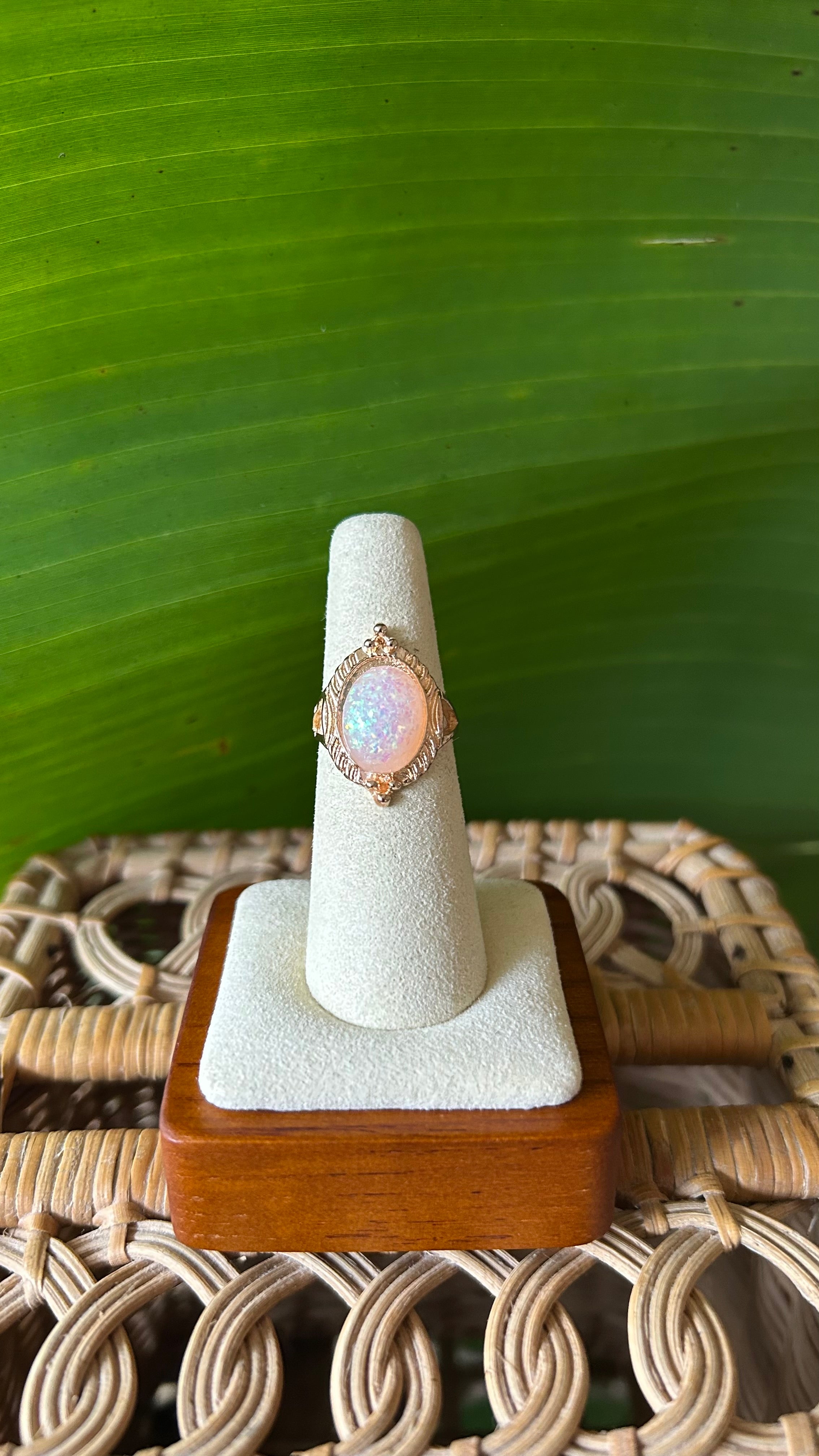 Opal princess ring