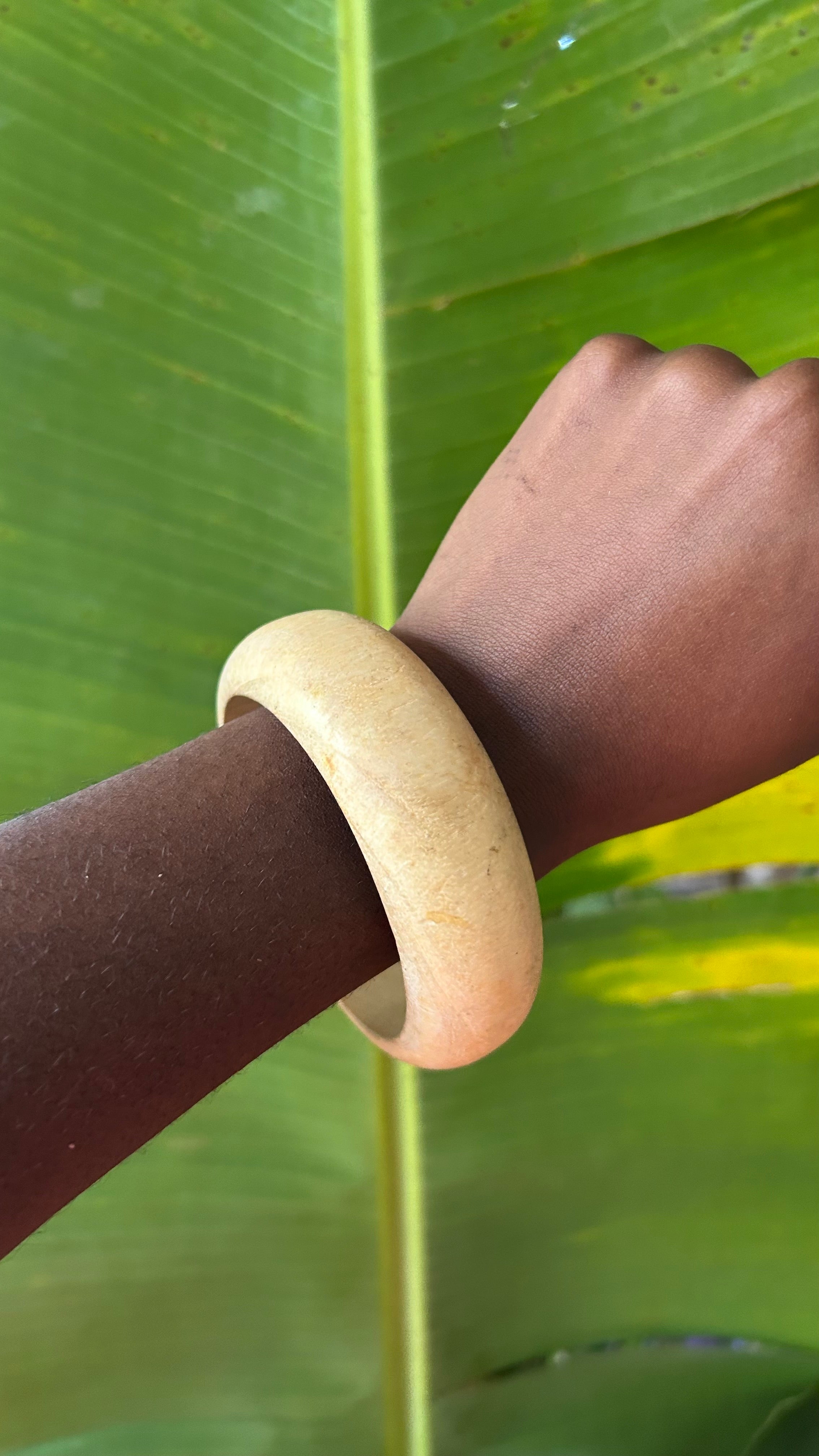 Golden Sand Wood Bangle