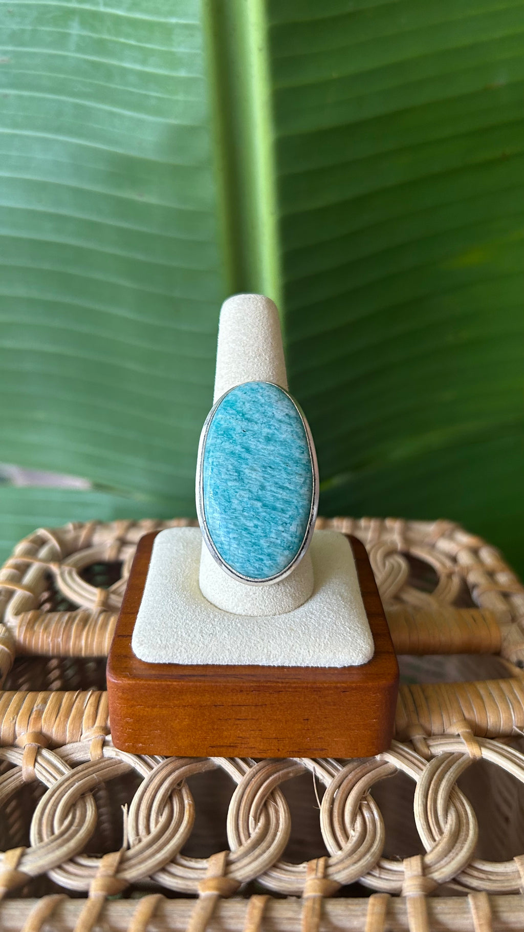 Amazonite 9.25 ring
