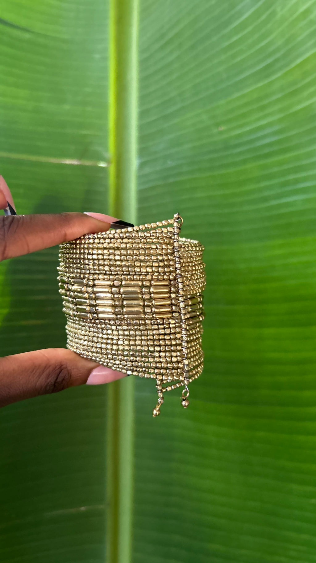 Seabead Golden Cuff