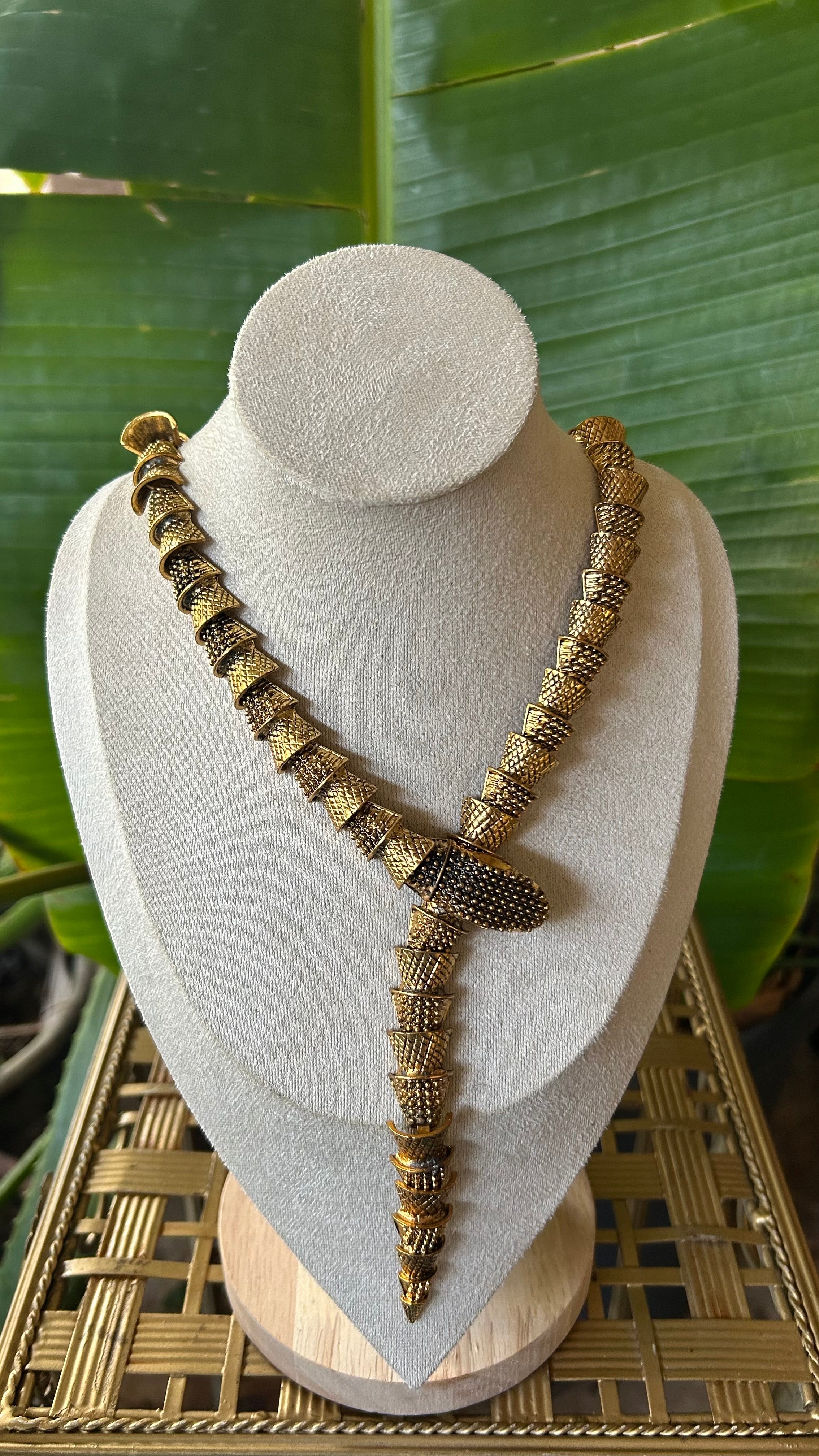 Articulated Snake necklace
