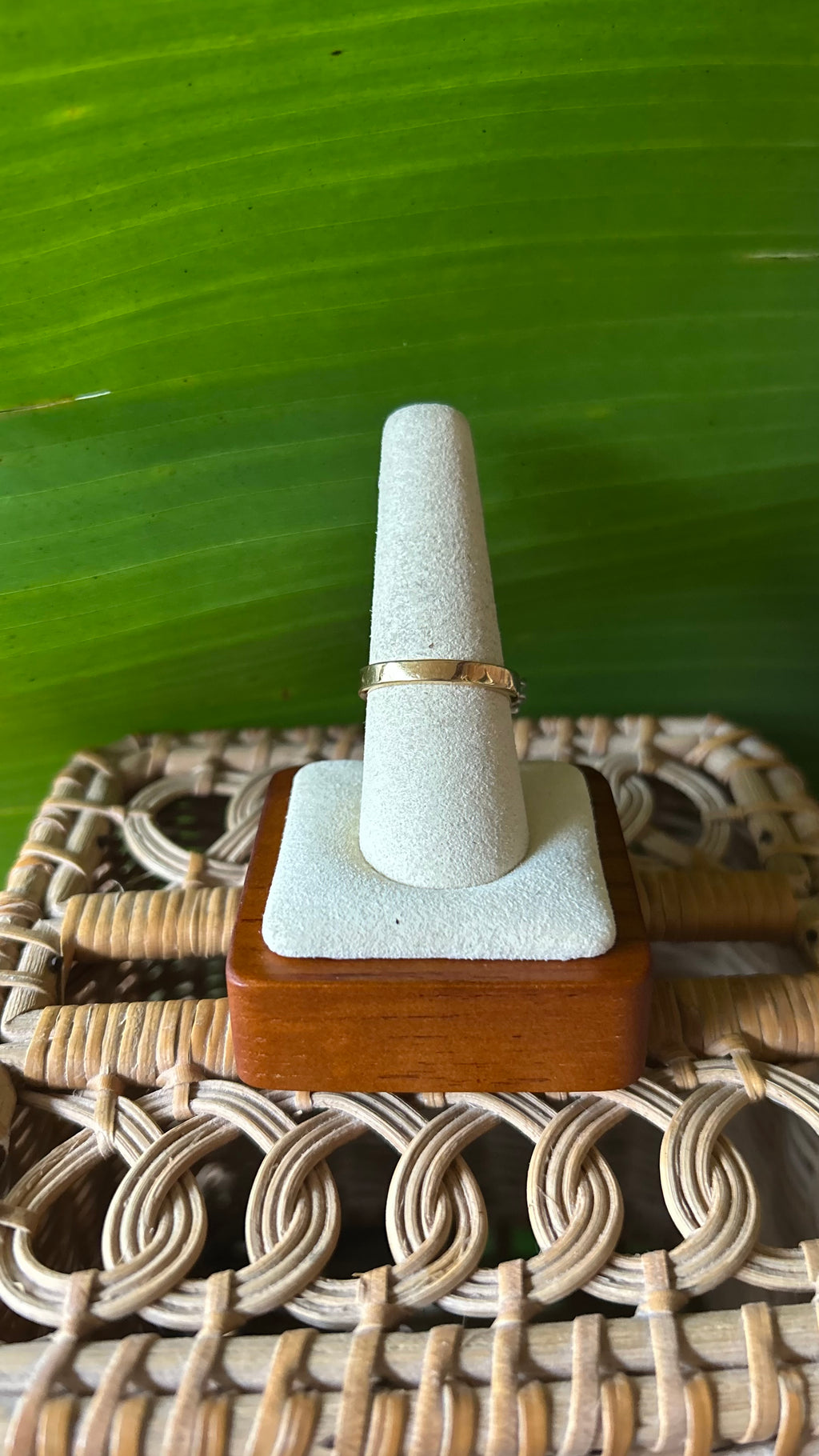 Vintage 18k gold filled Starburst Ring