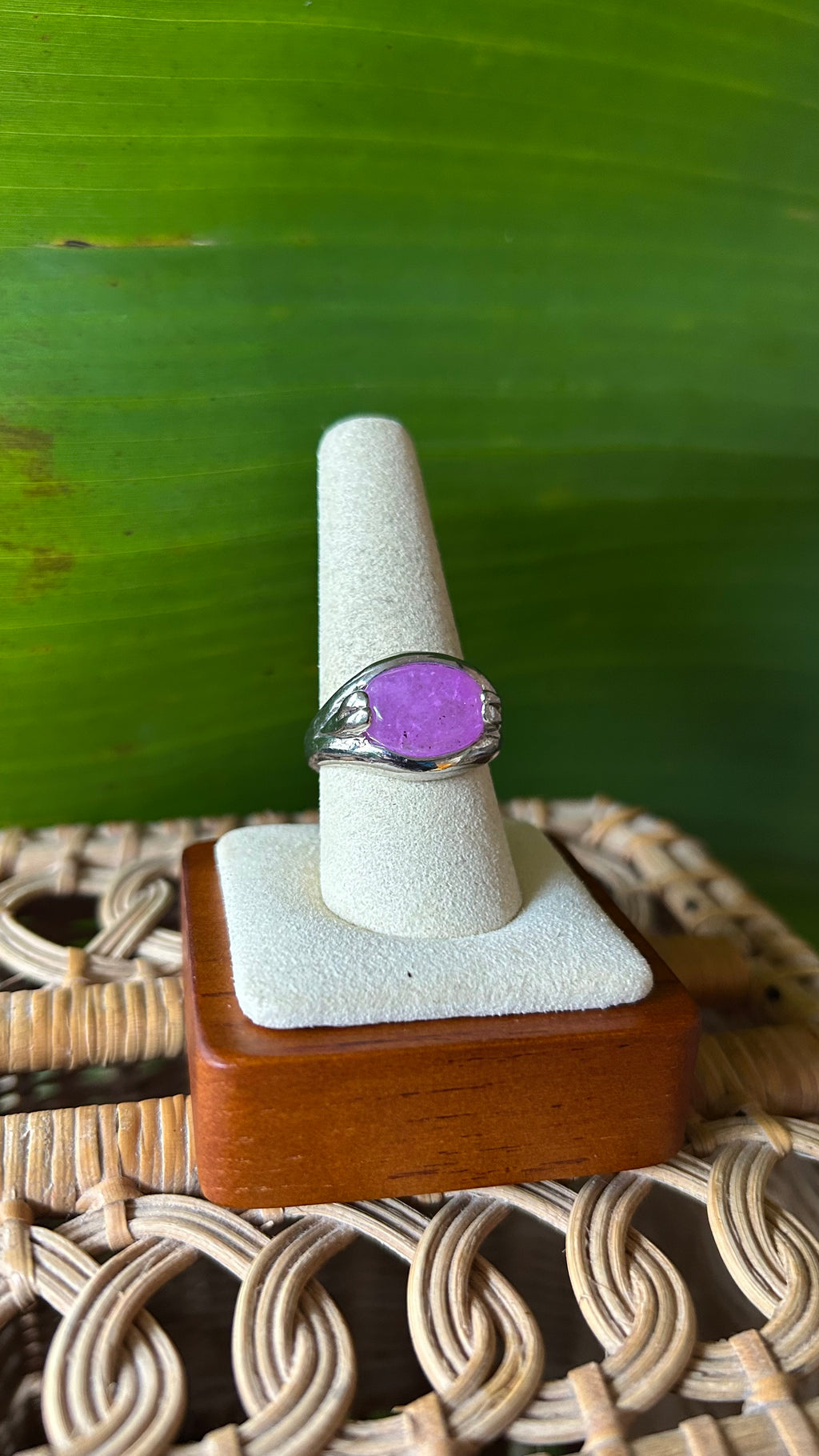 Purple gem ring