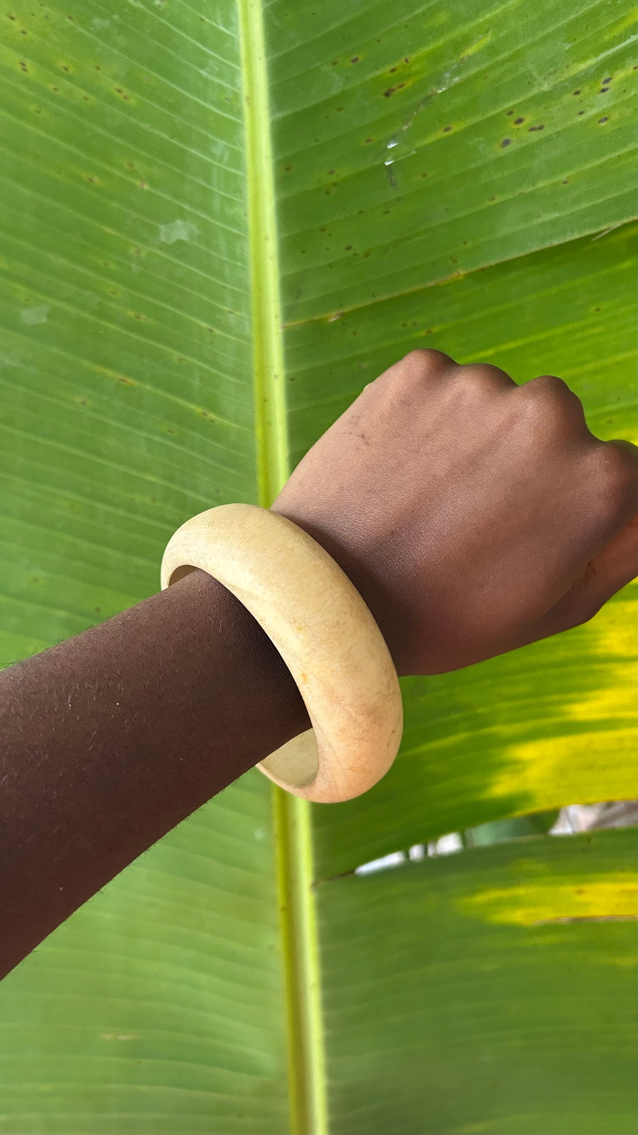 Golden Sand Wood Bangle