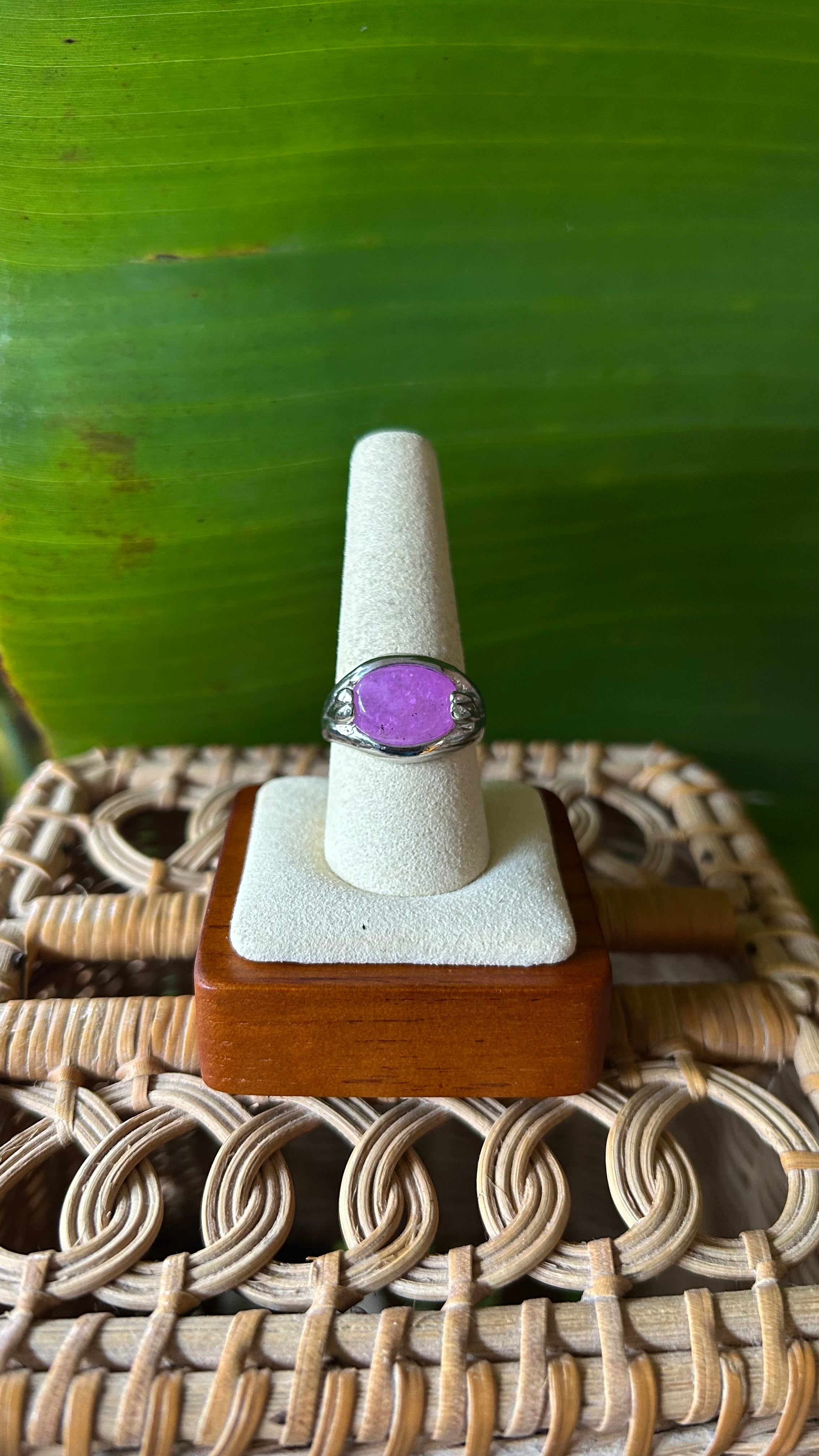 Purple gem ring