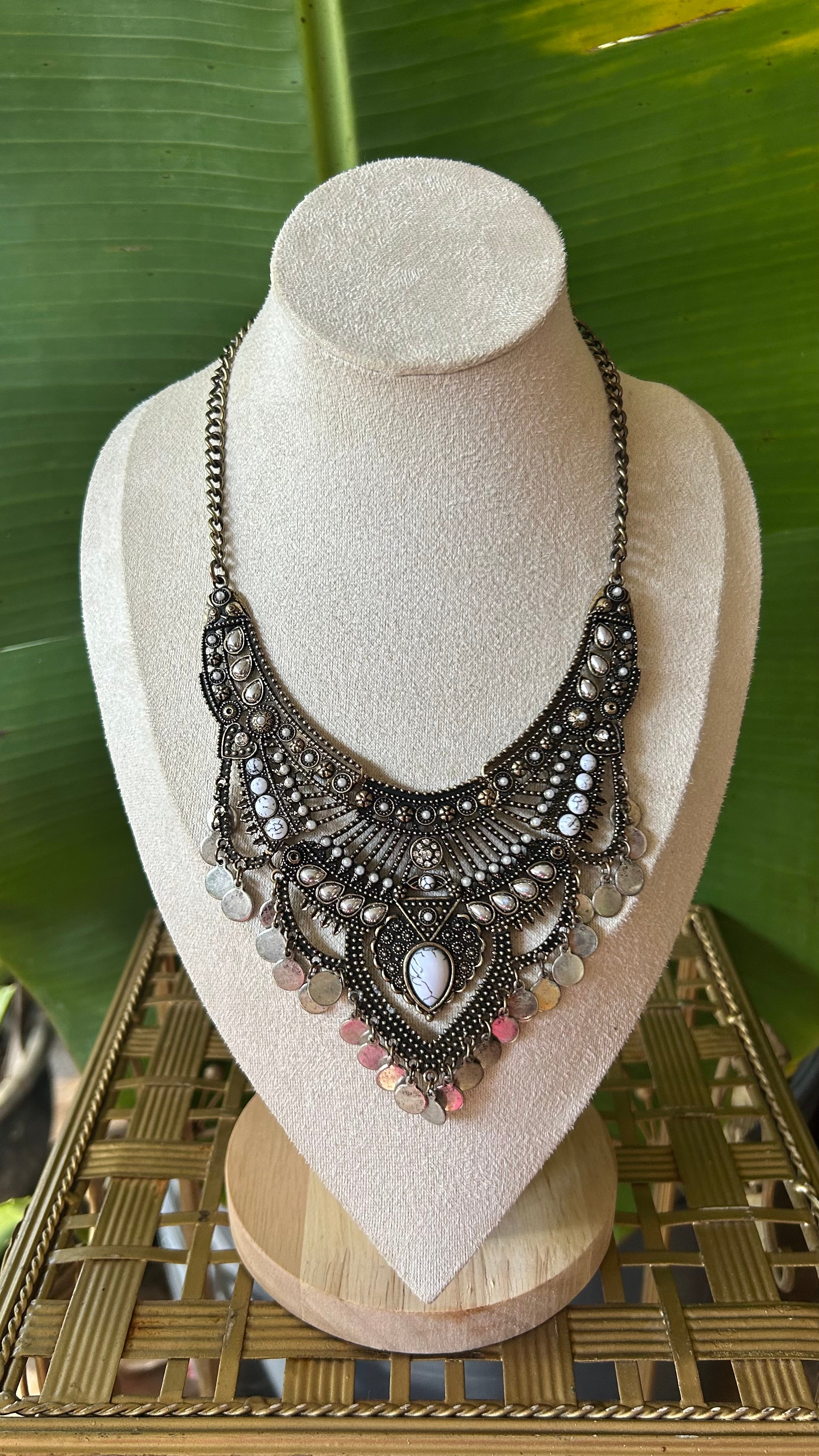 Bohemian Statement dangle Necklace