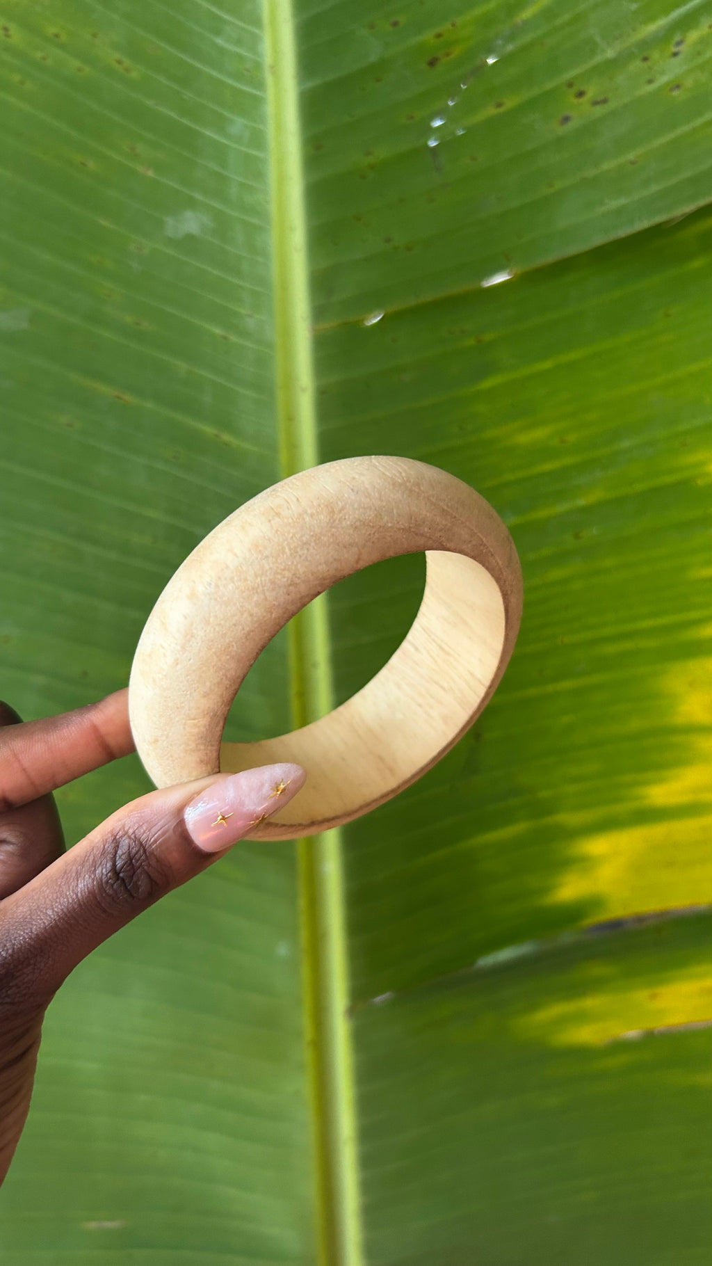 Golden Sand Wood Bangle