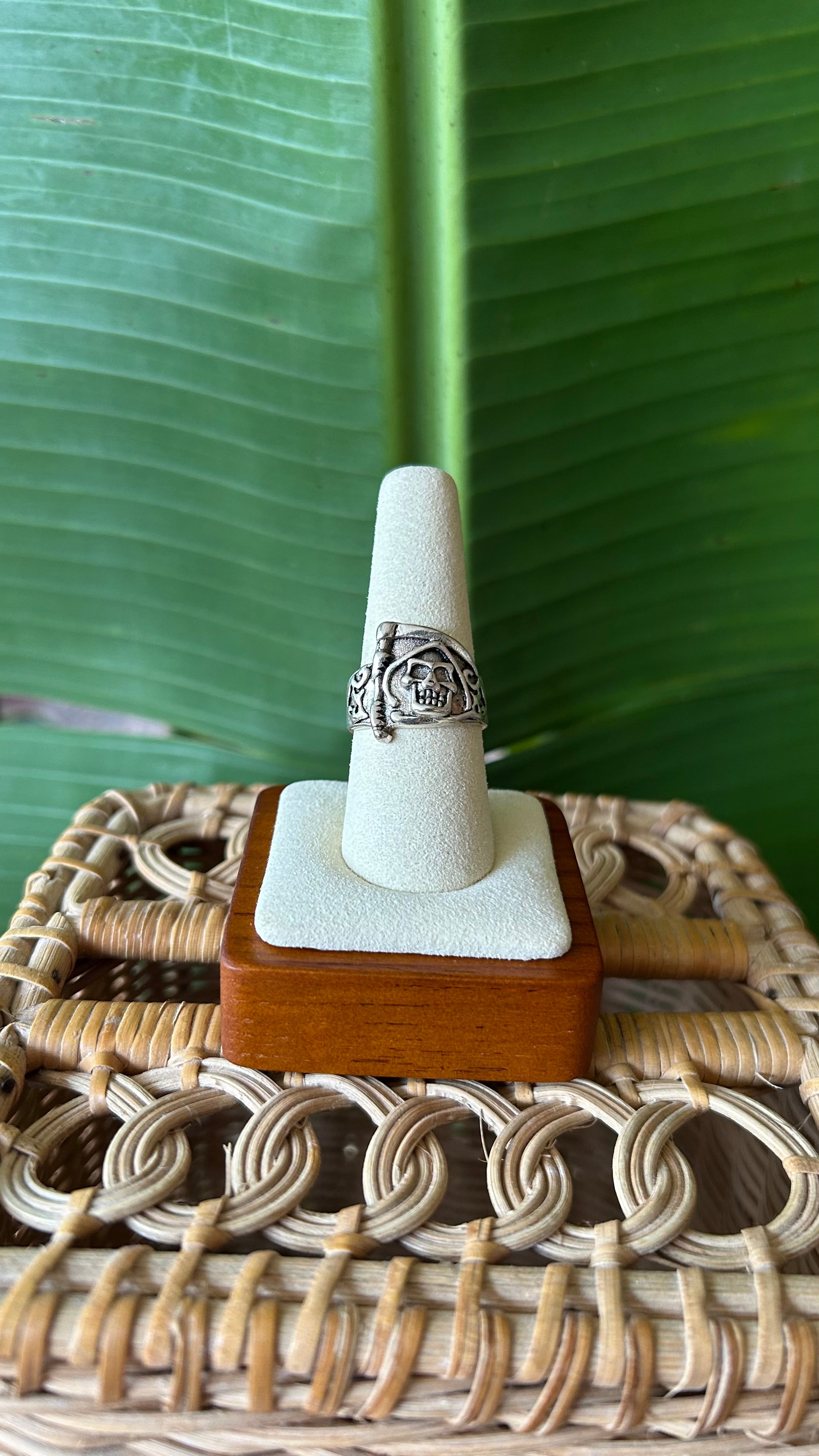 Pirate silver ring