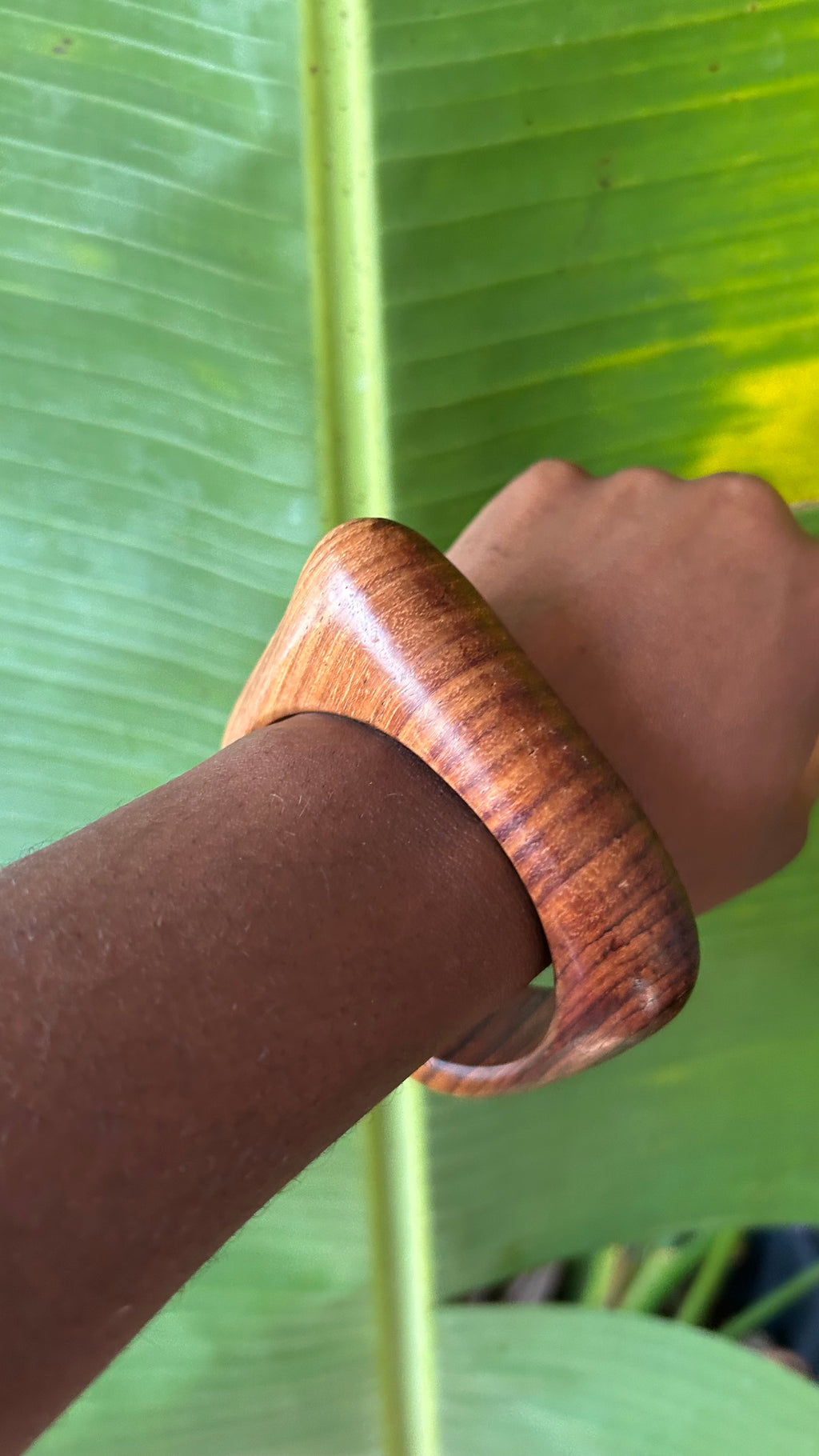 Geo Unique Wooden Bangle