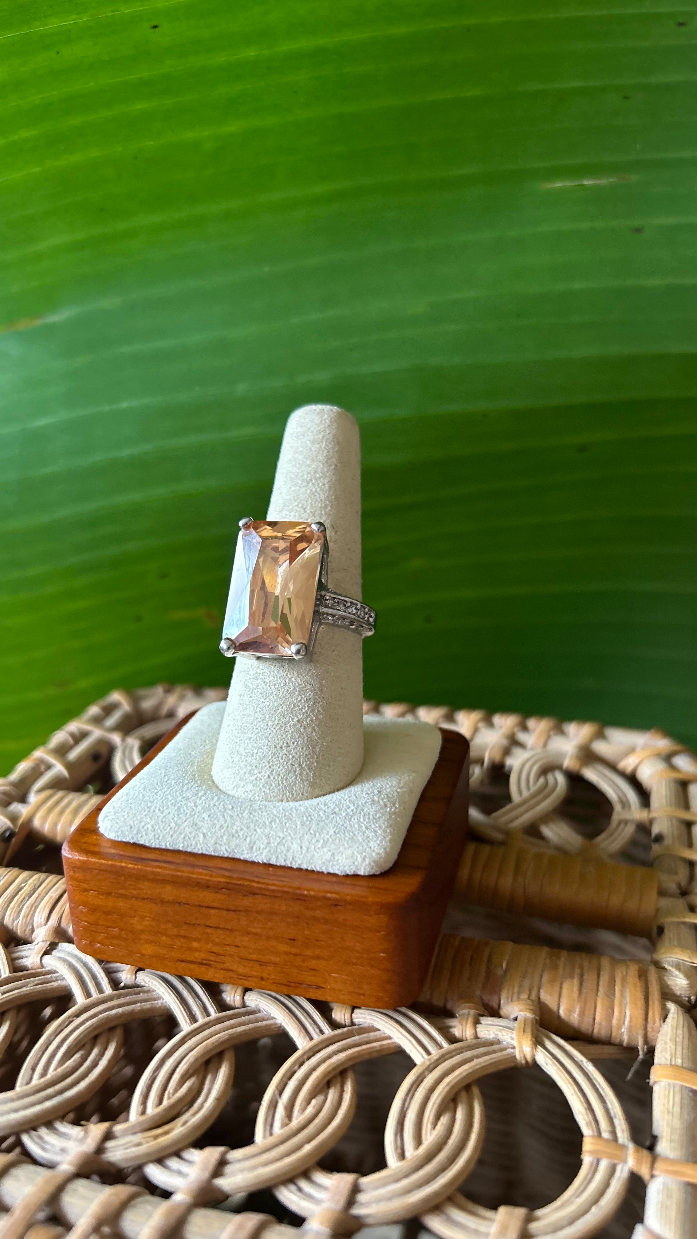 Signed Citrine Radiance Ring