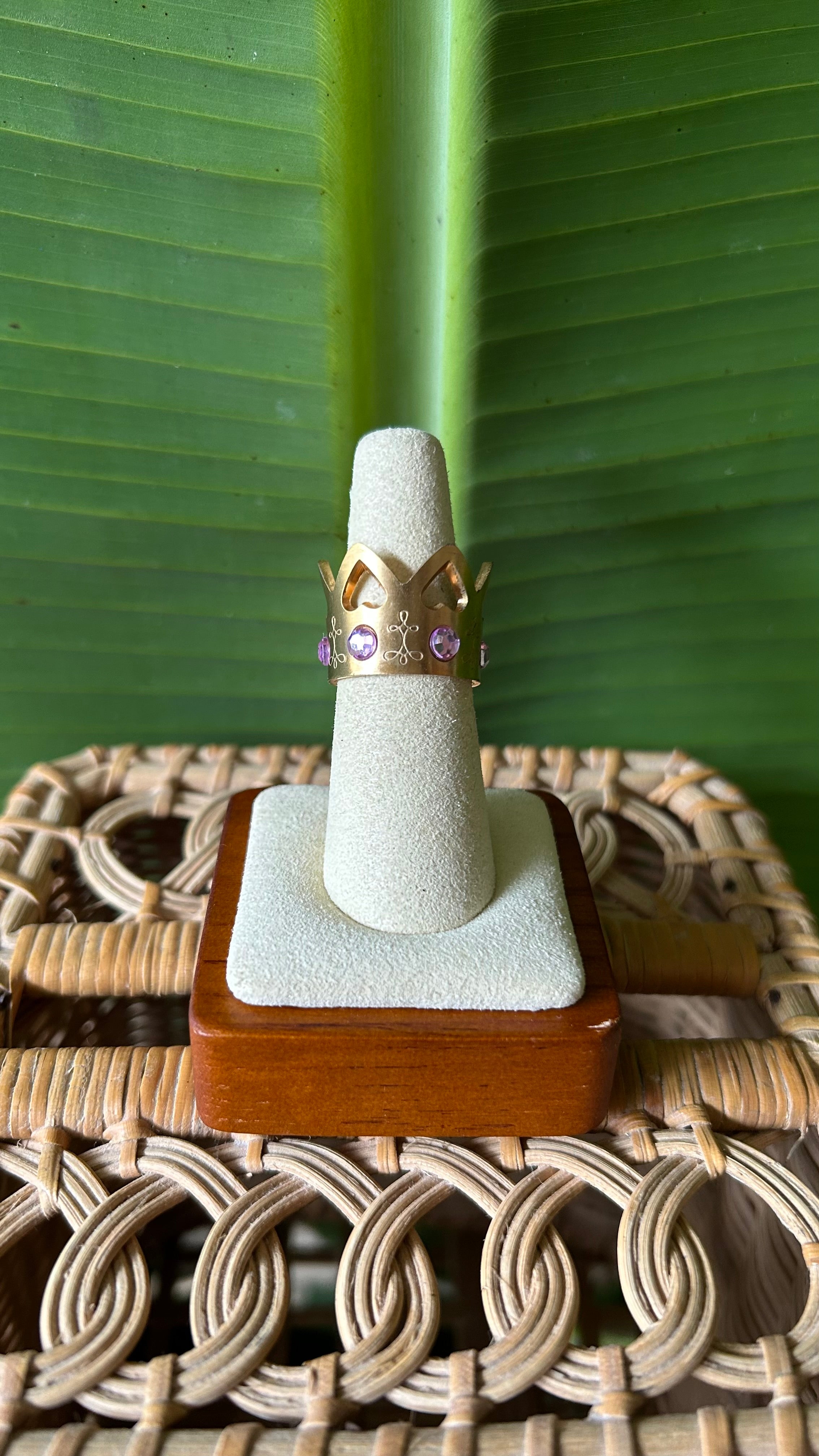 Princess crown ring