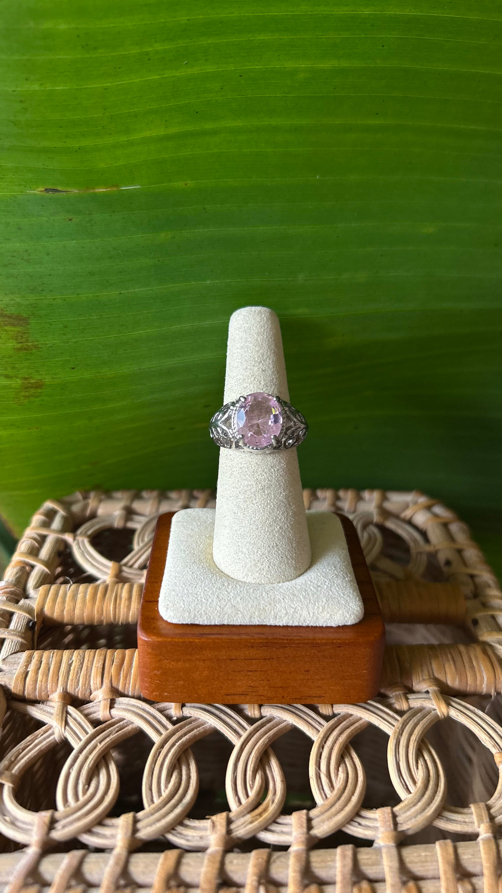 Pale lilac ring