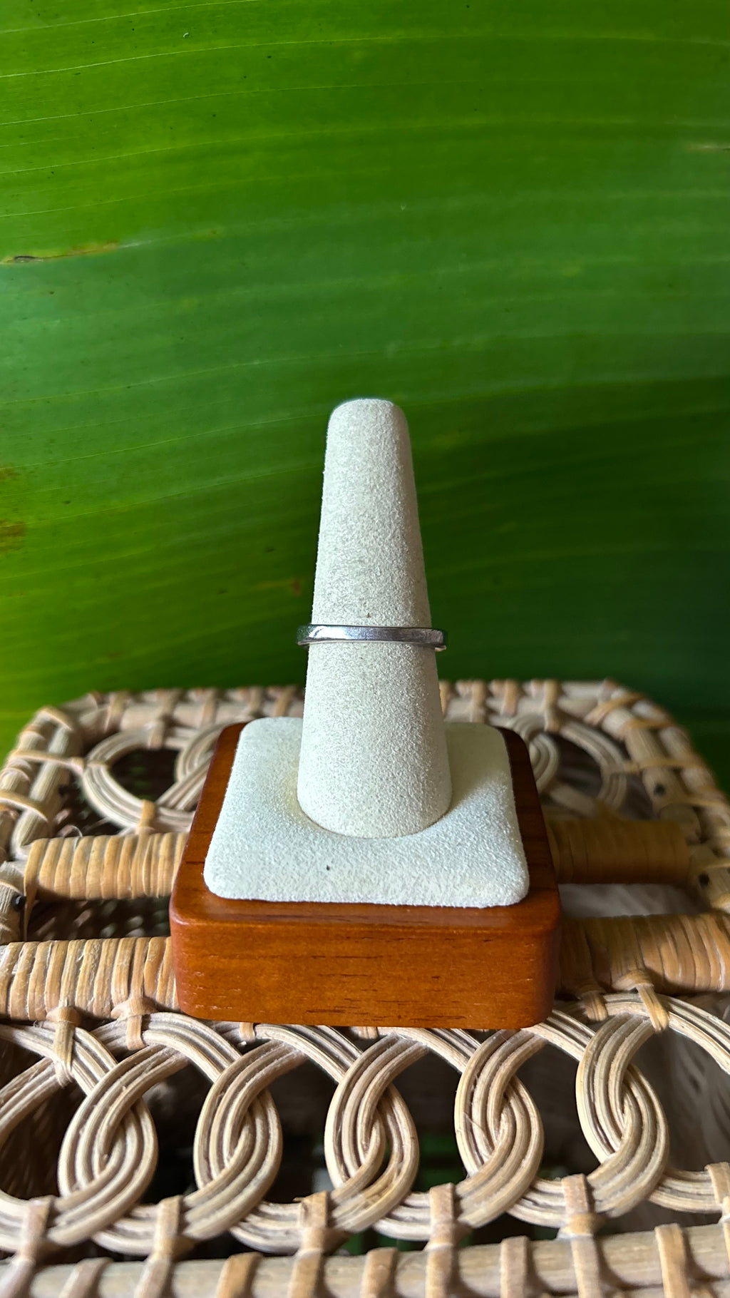 Oval Blush Halo Ring