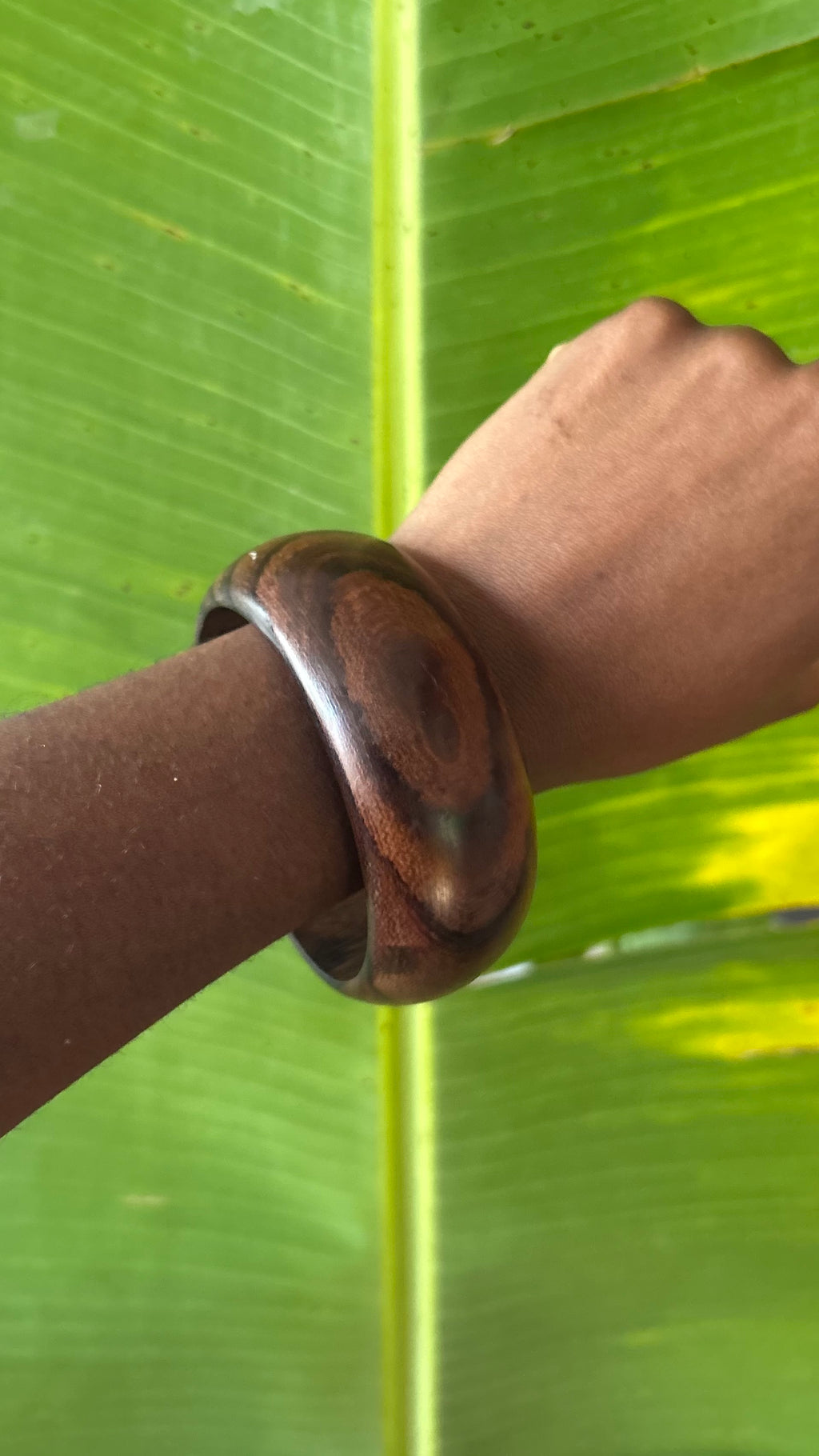 Mahogany Wood bangle