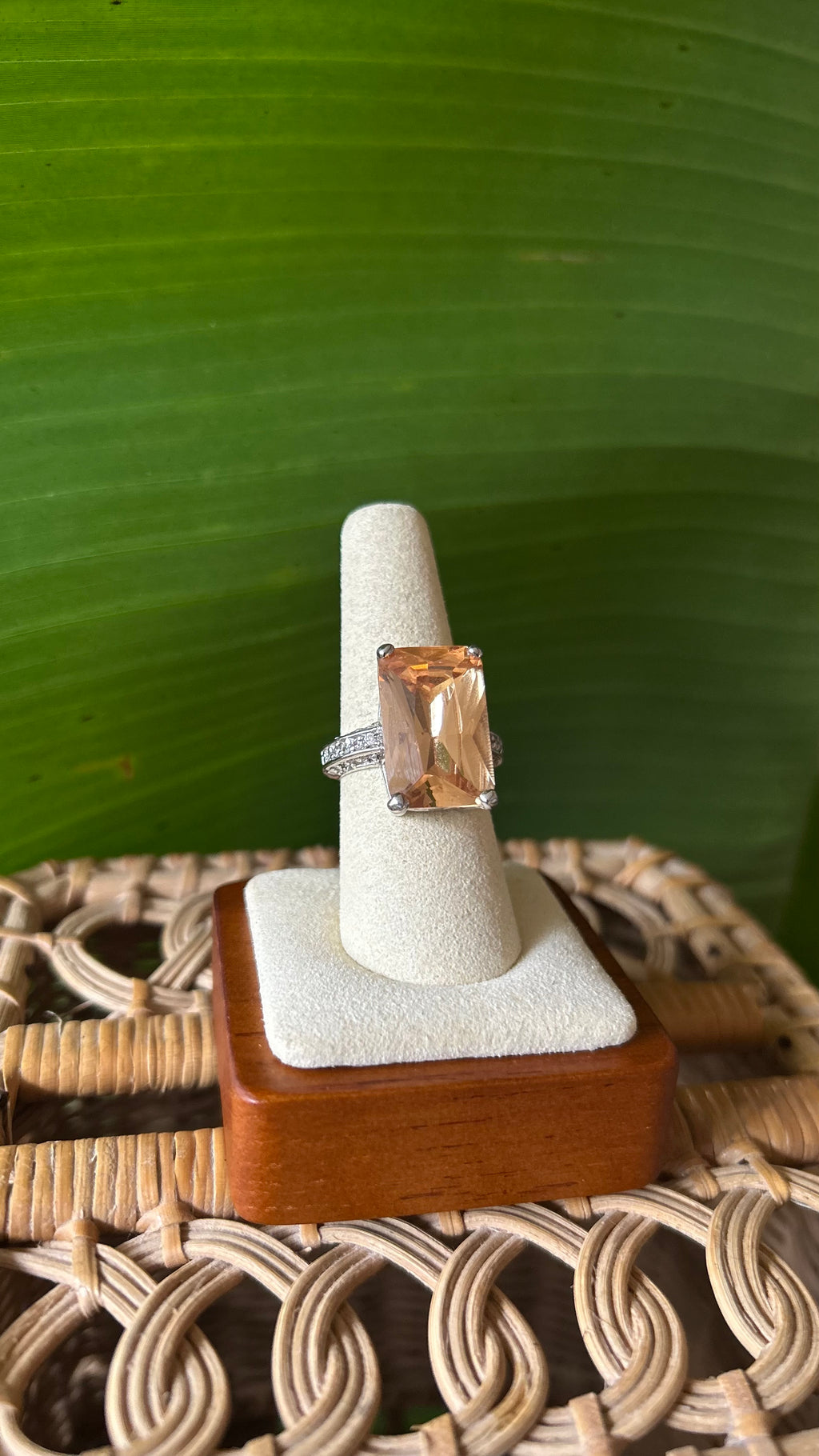 Signed Citrine Radiance Ring