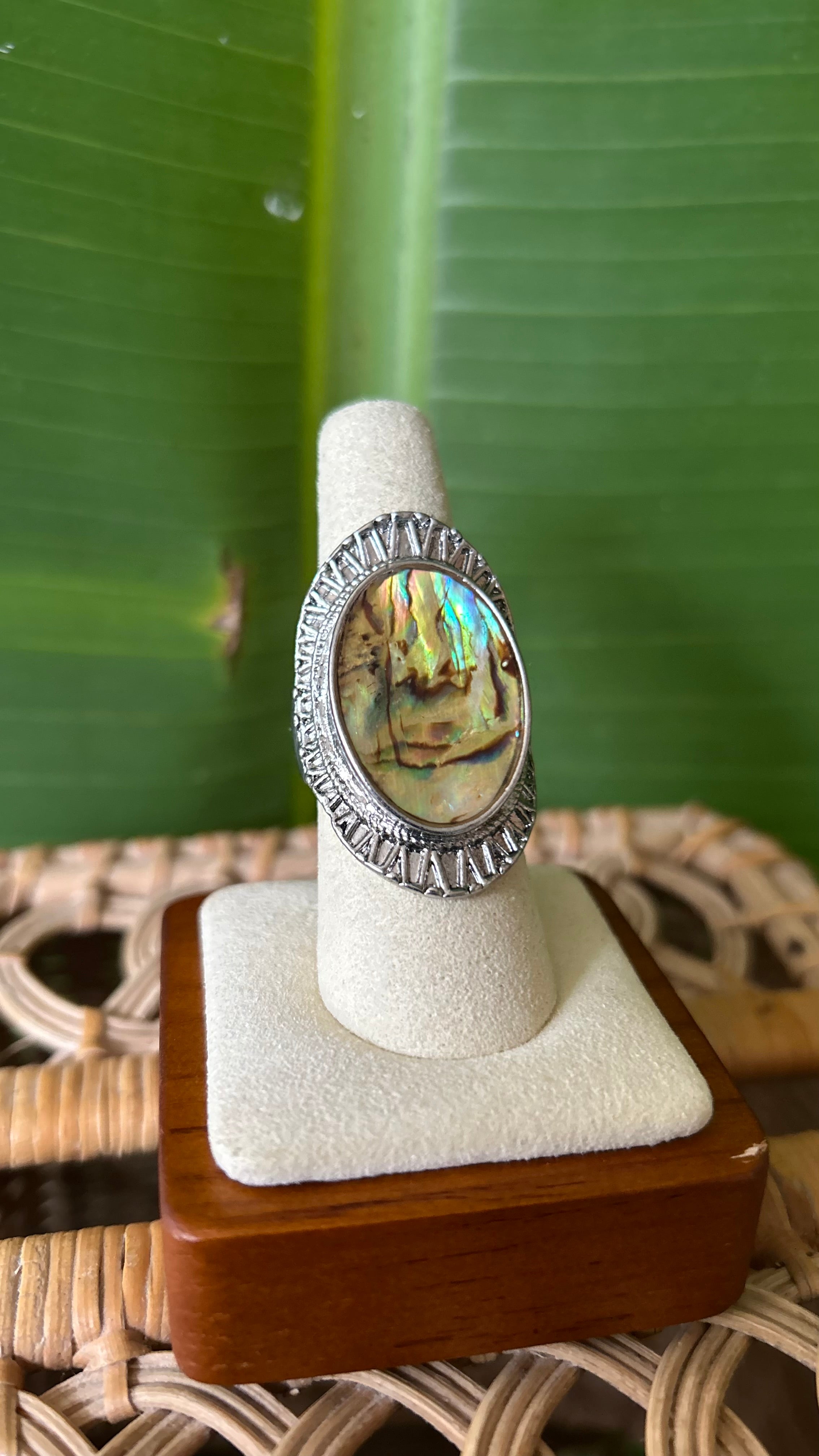 Abalone Shell solve ring