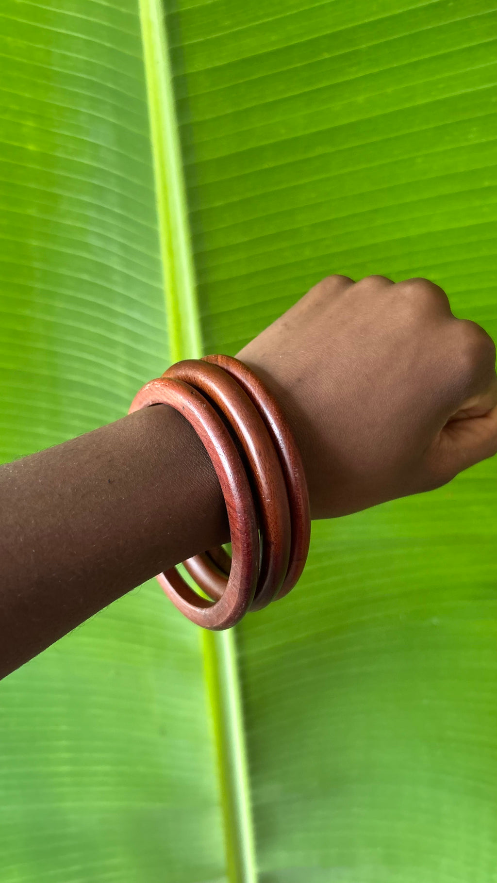 Wooden bangle bundle