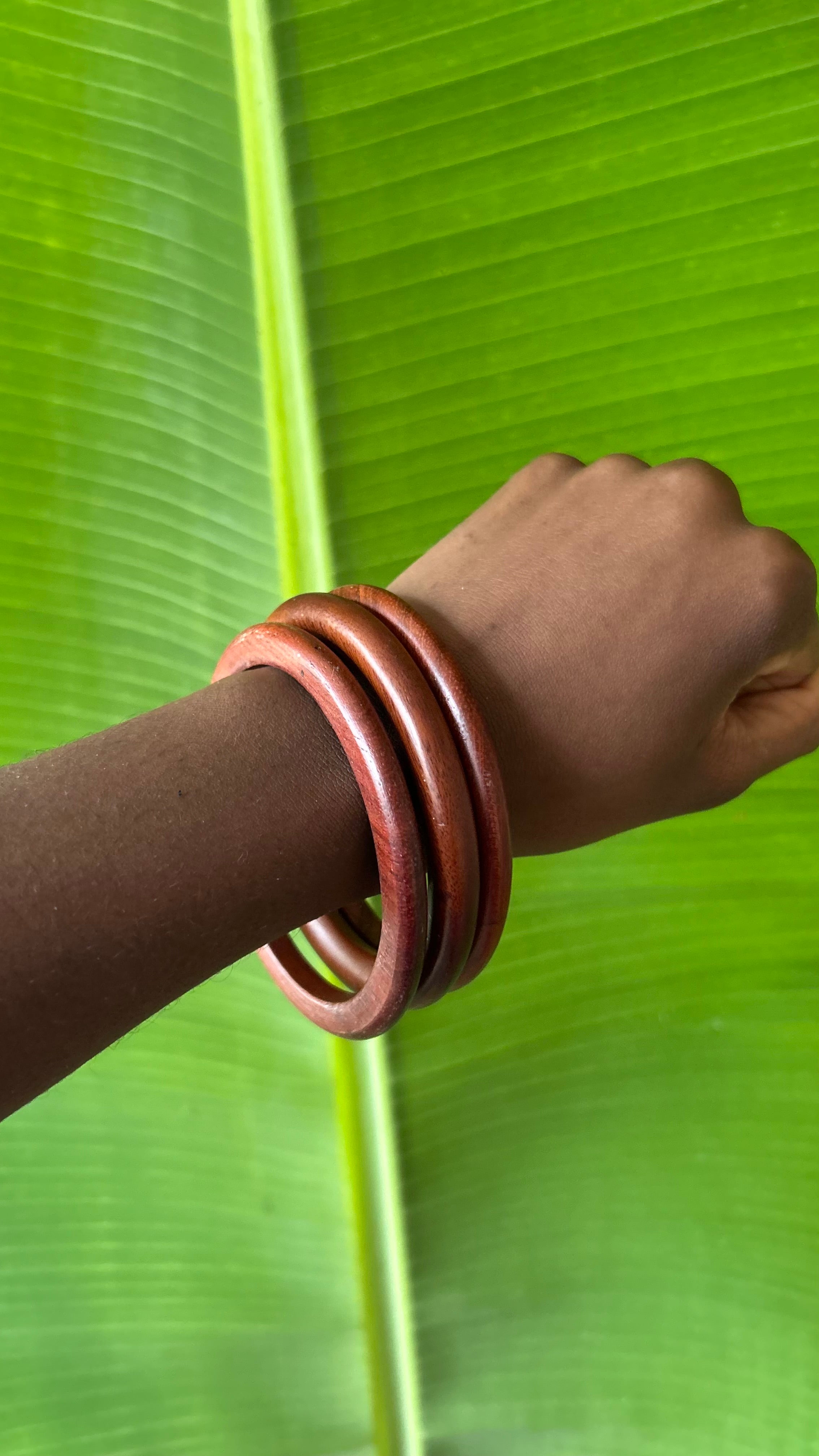 Wooden bangle bundle