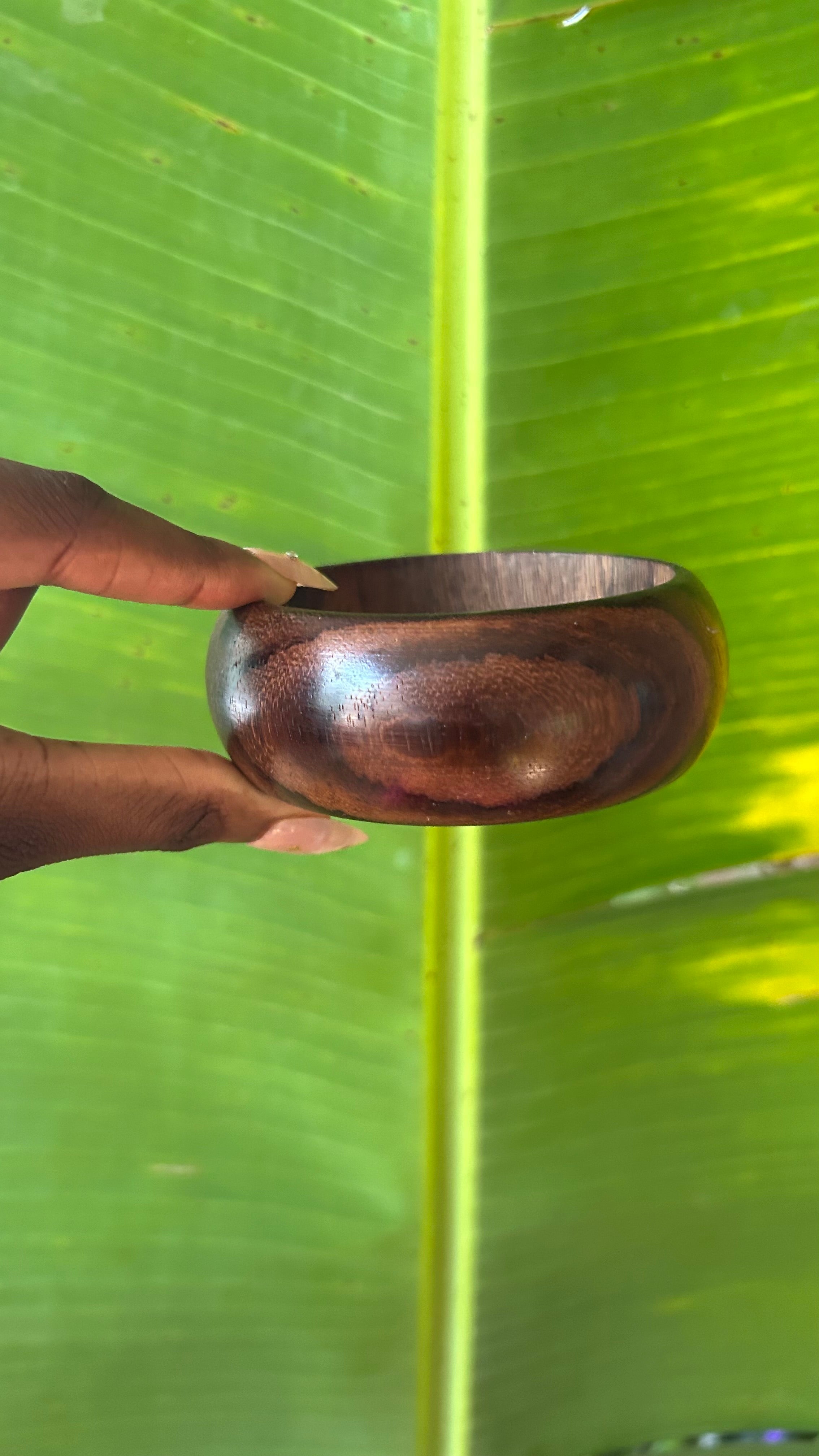 Mahogany Wood bangle
