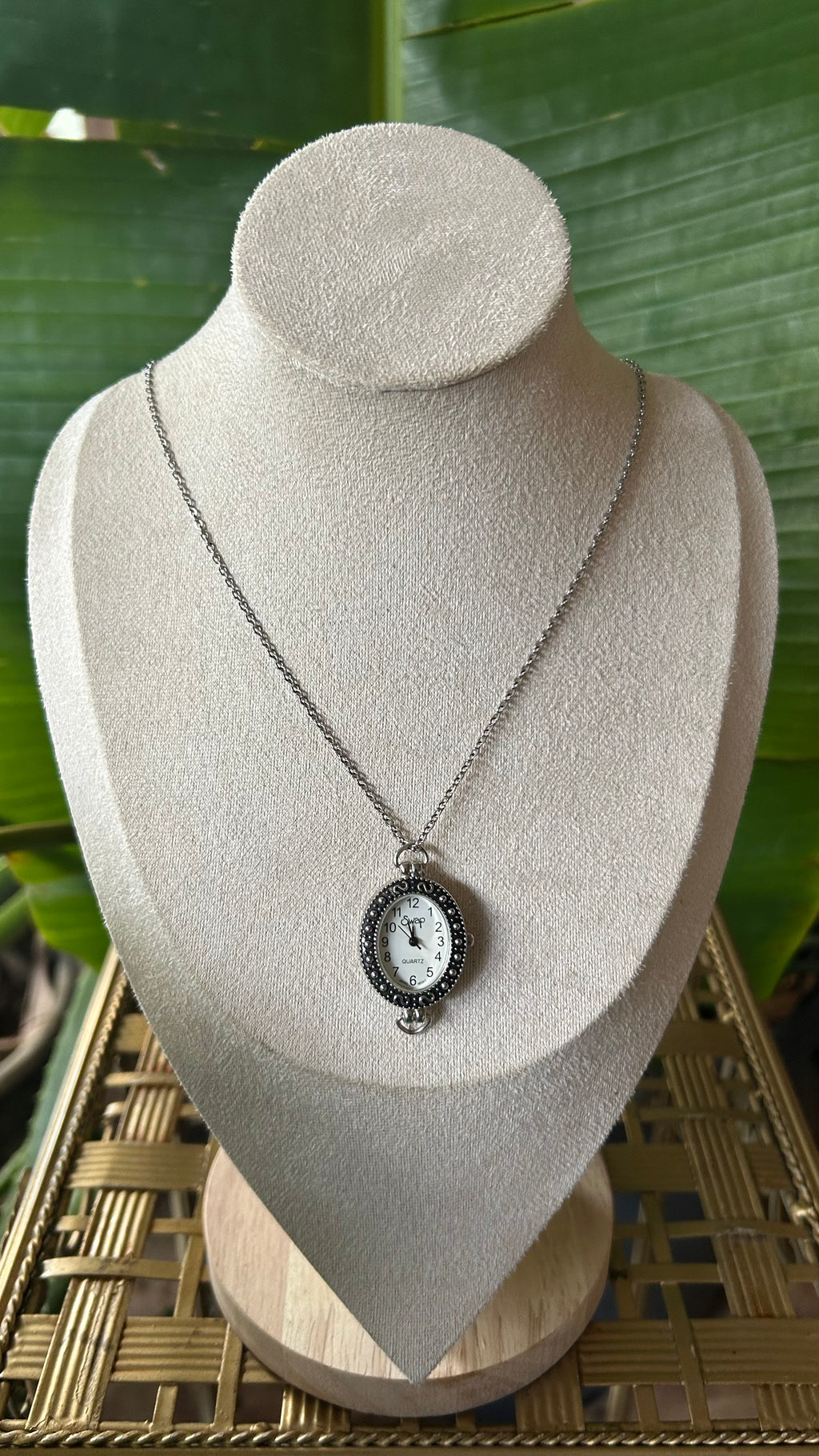 Everyday Timepiece Pendant Necklace