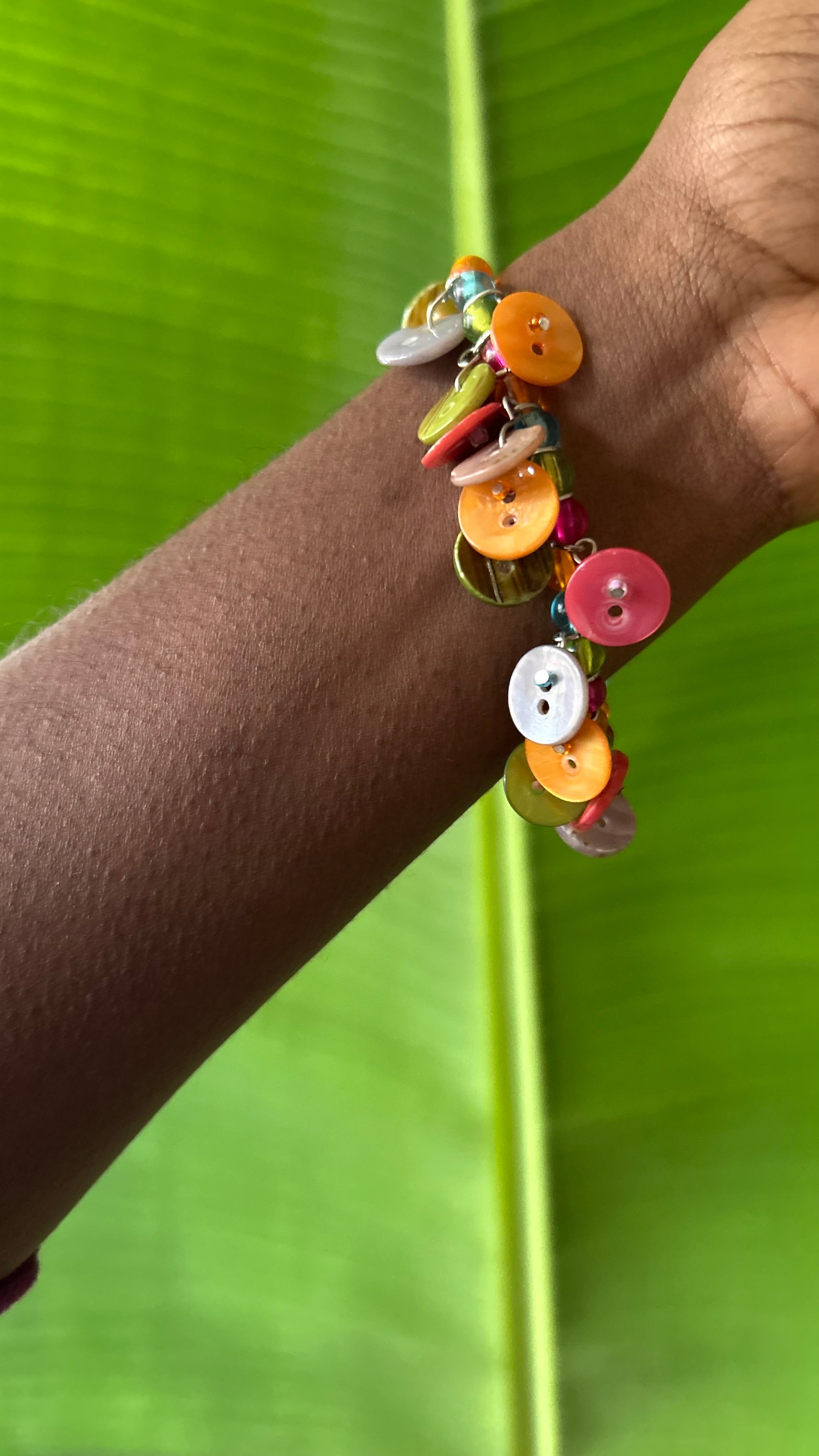 Colorful Buttoned bracelet