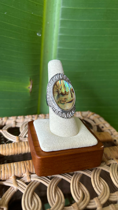 Abalone Shell solve ring