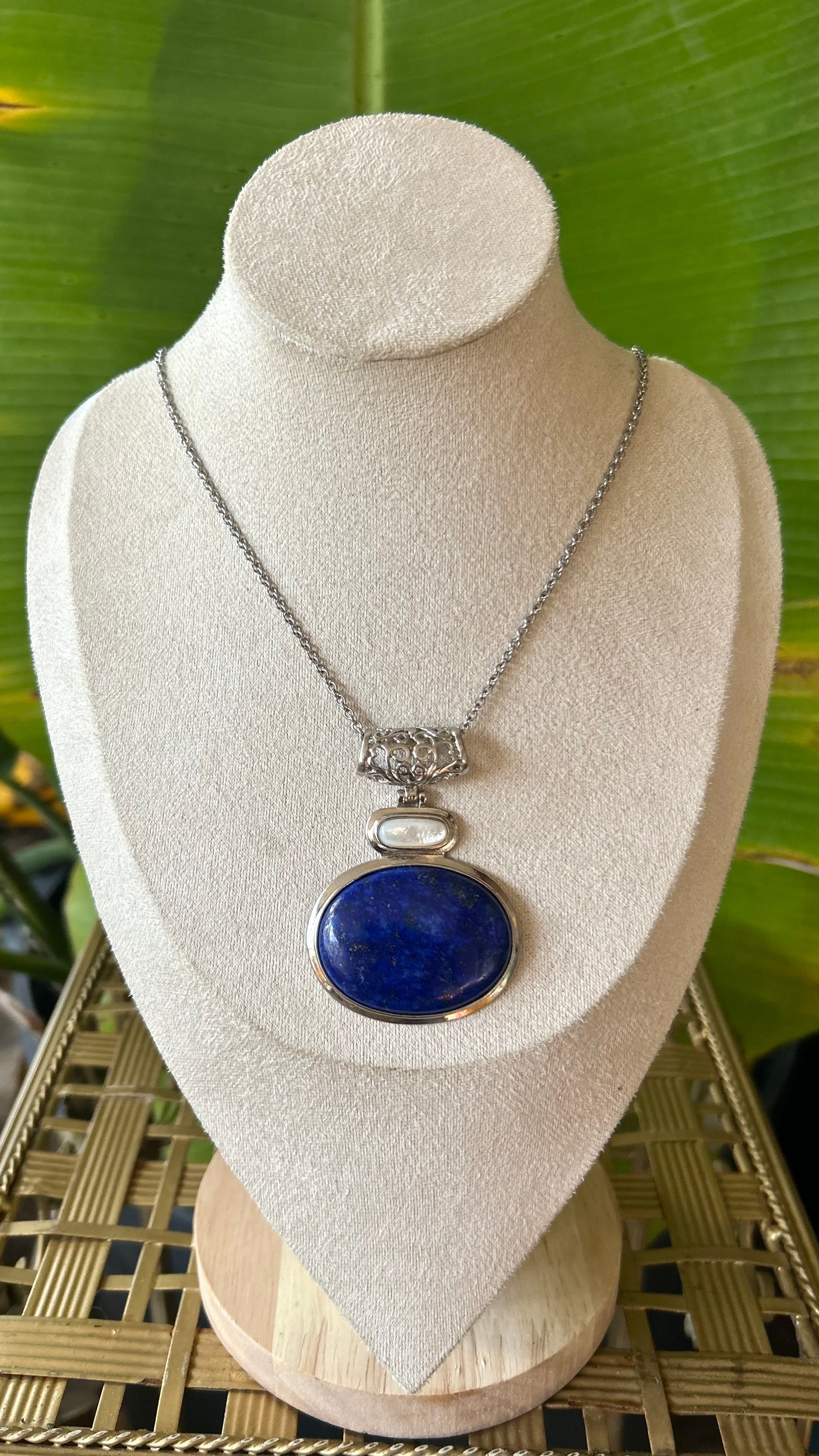 Lapis Lazuli Stone Necklace