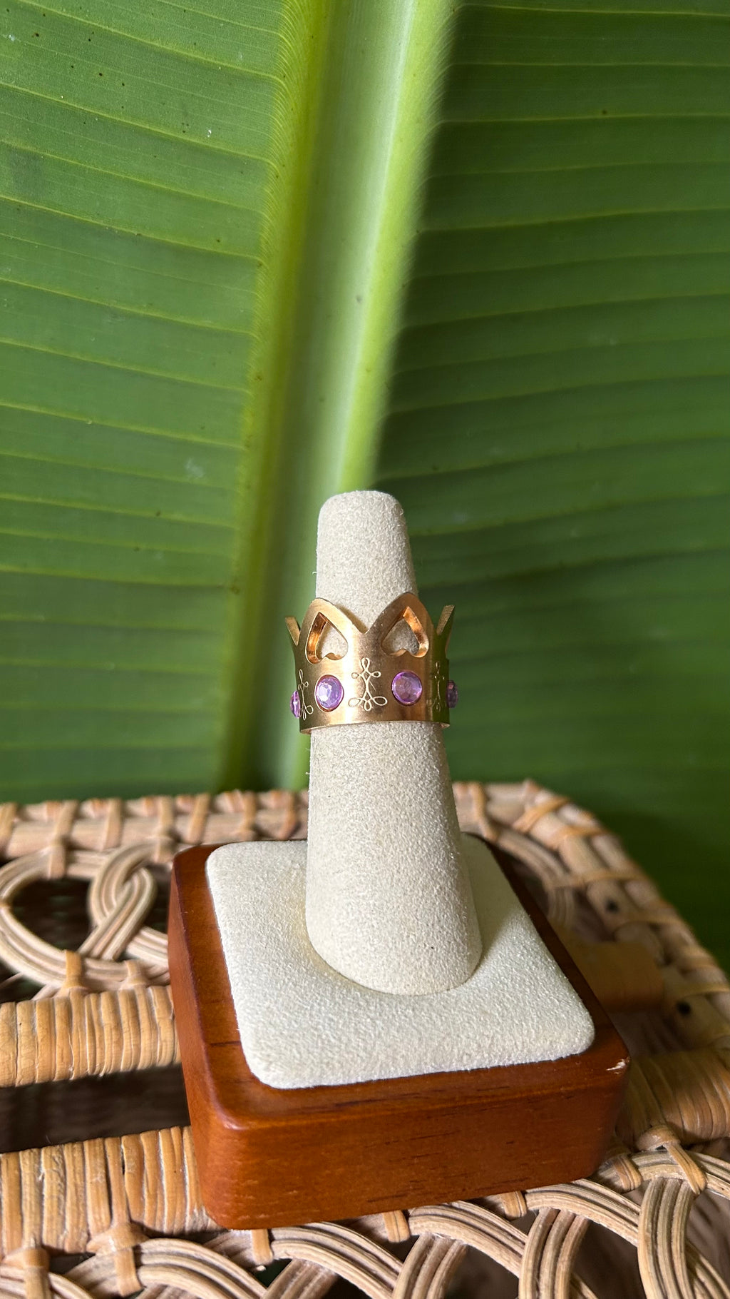 Princess crown ring