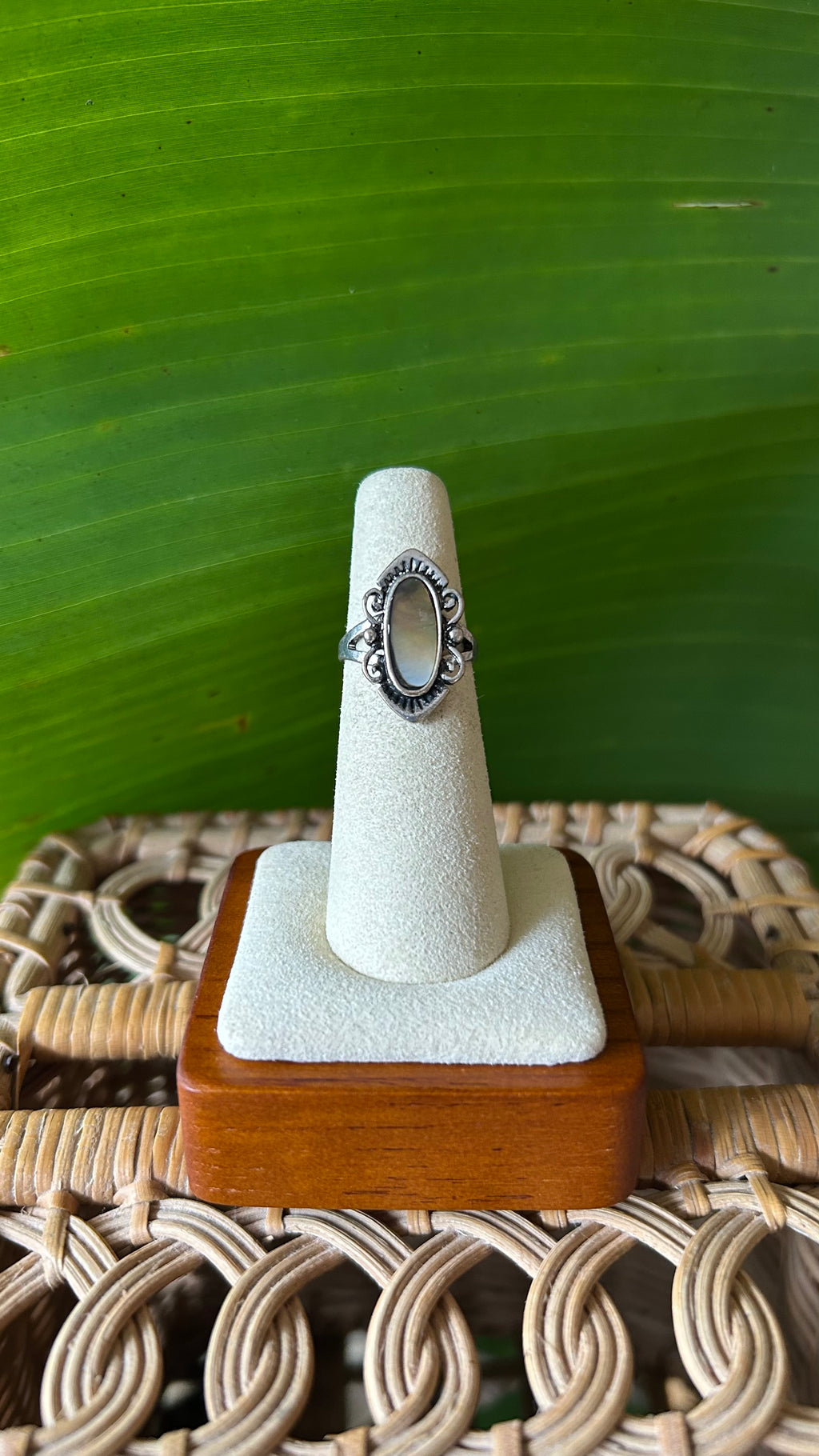 Mother of pearl ring