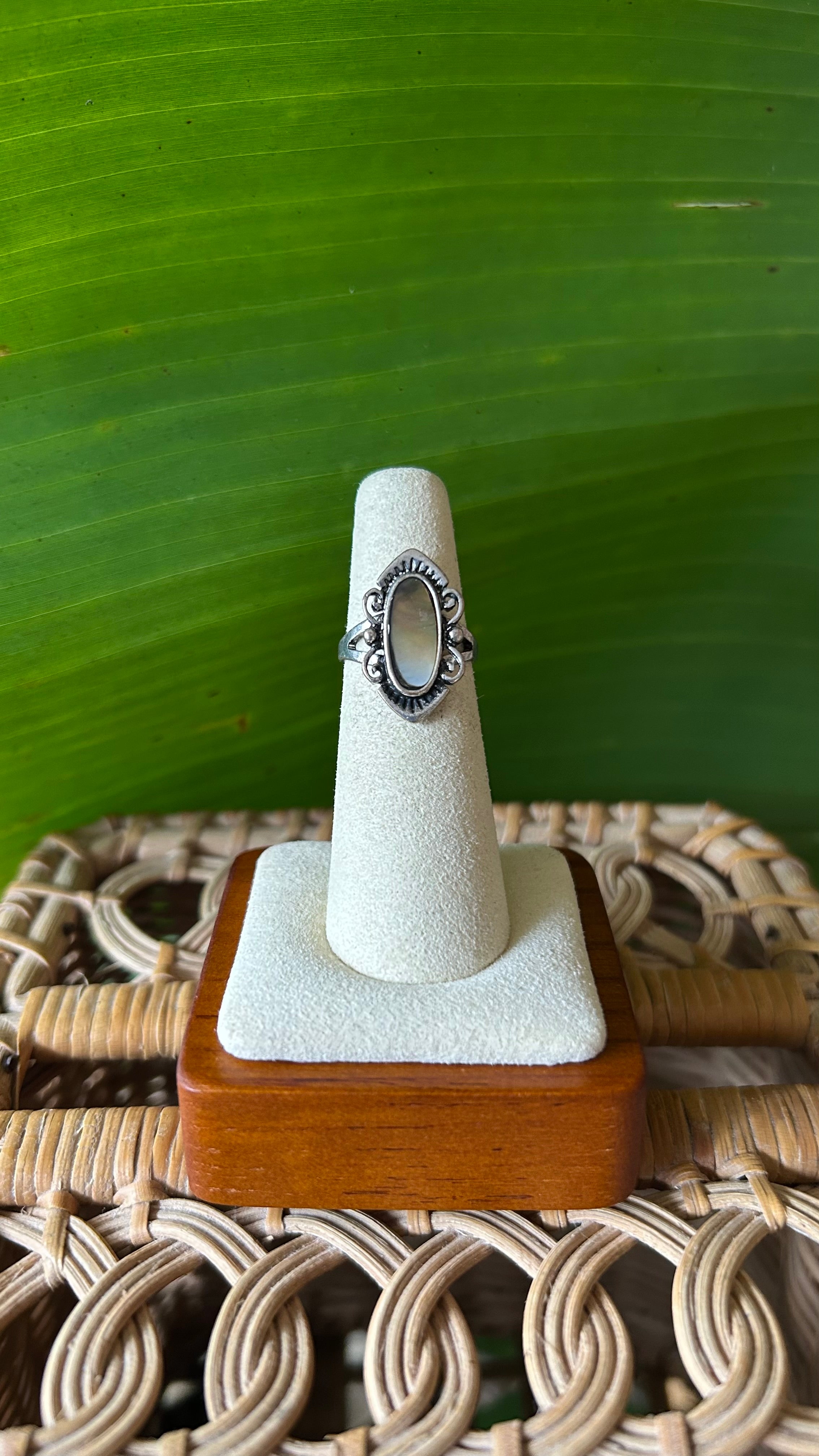 Mother of pearl ring