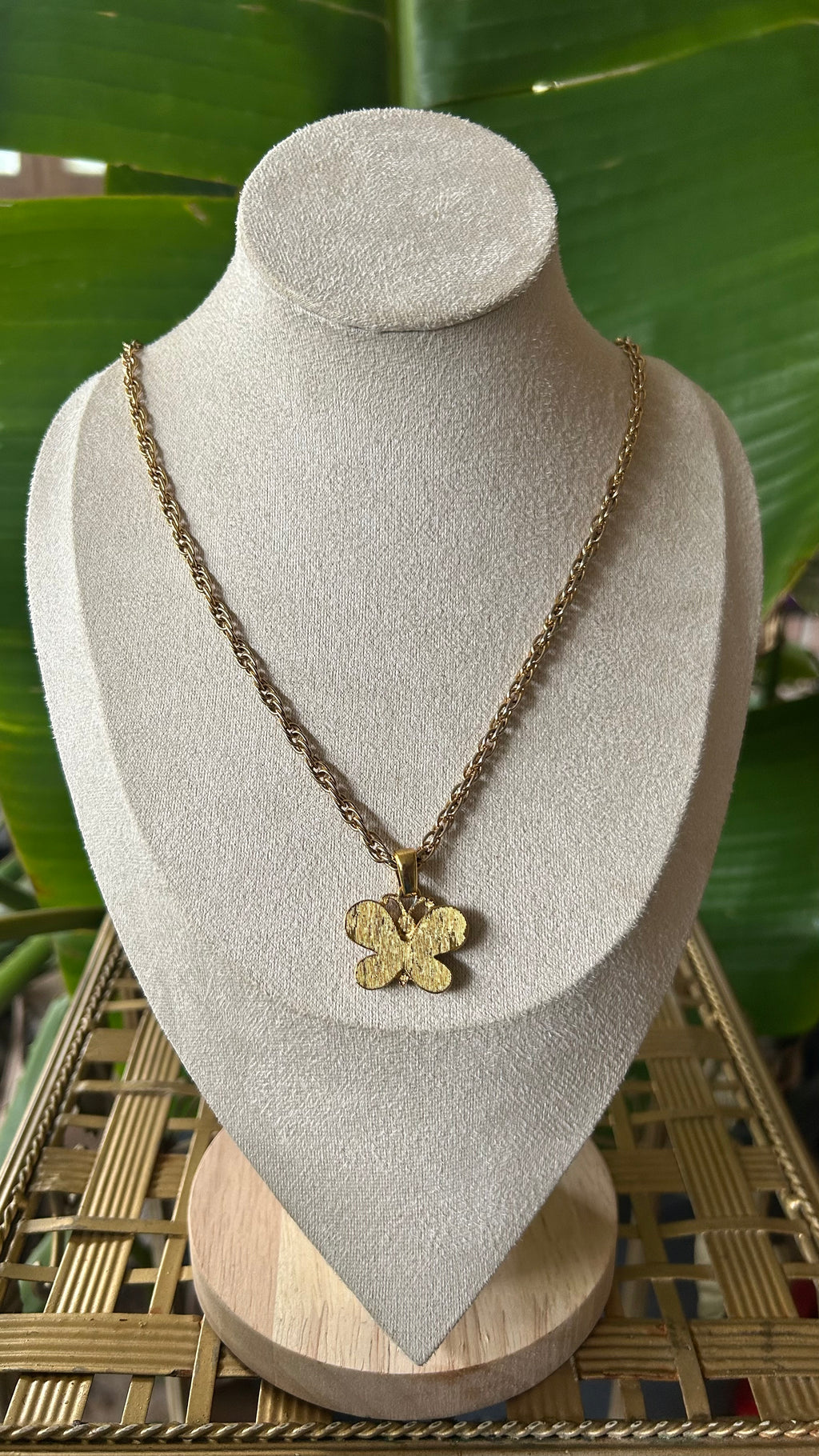 Golden Butterfly Necklace